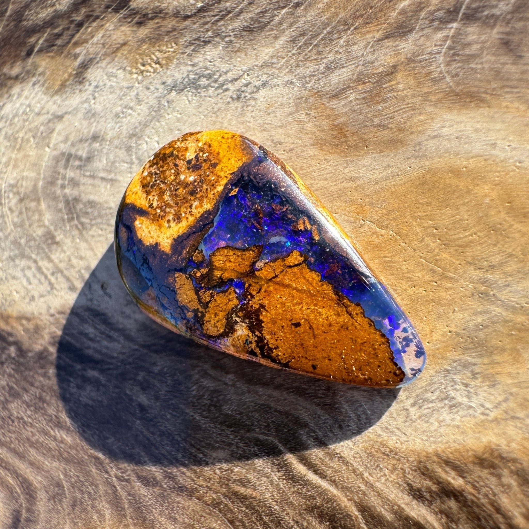 4.4ct Queensland Boulder Opal | Solid Australian Opal | Hand-Cut