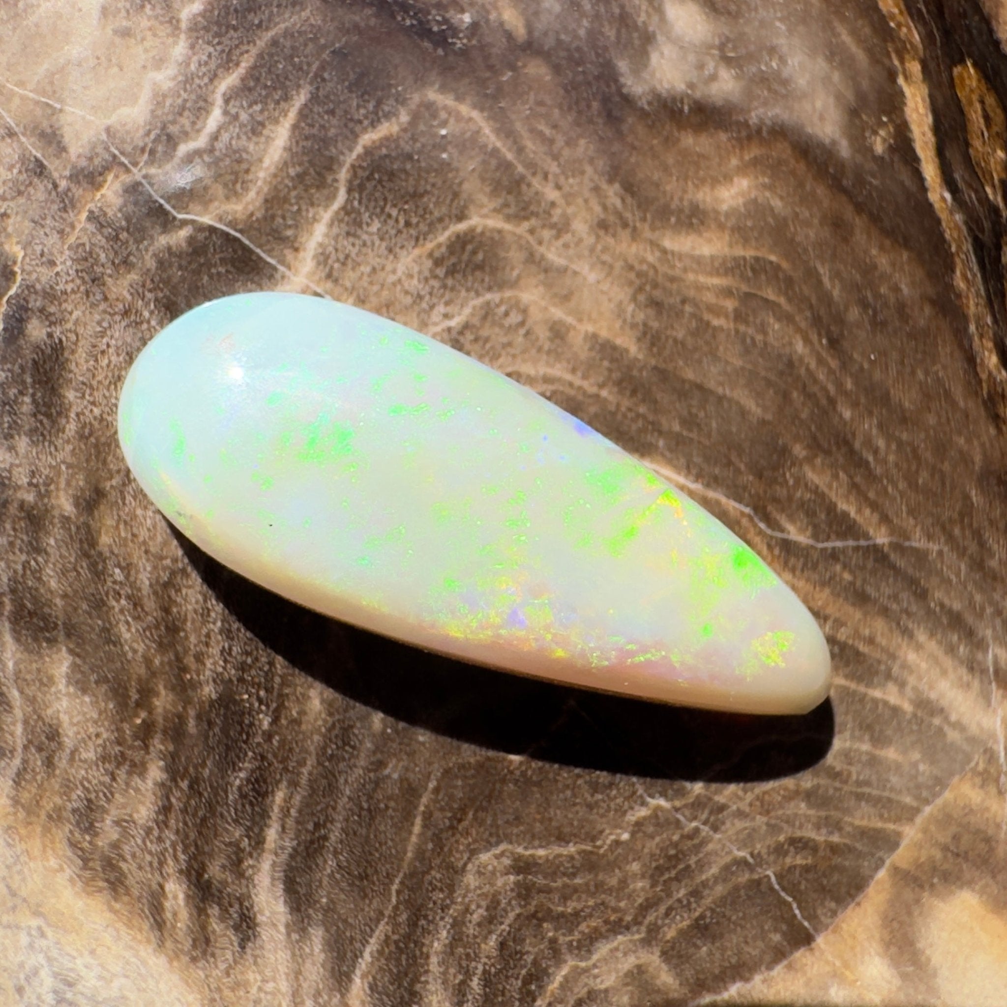 4.5ct Coober Pedy Opal | Solid Australian Opal | Hand-Cut