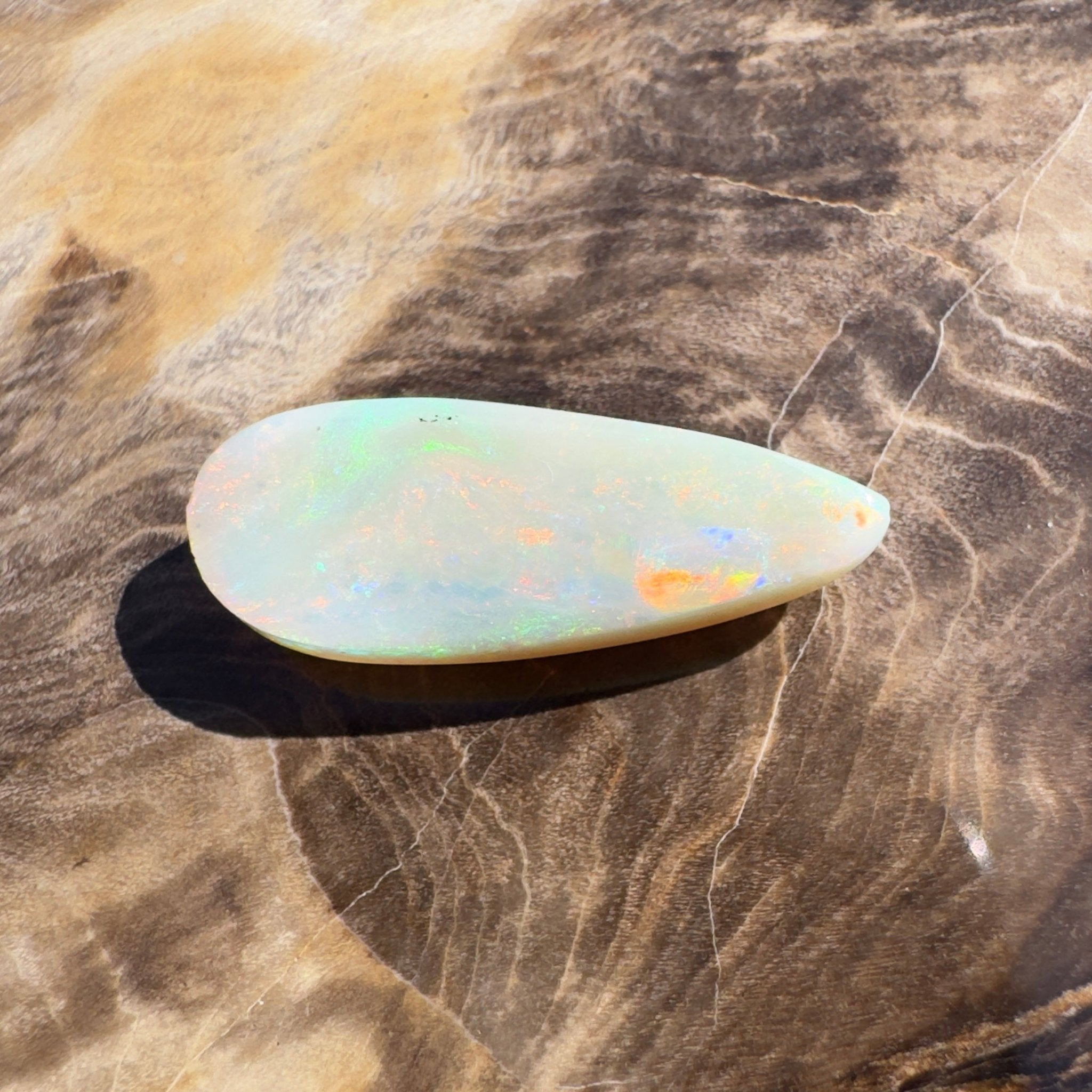 4.5ct Coober Pedy Opal | Solid Australian Opal | Hand-Cut