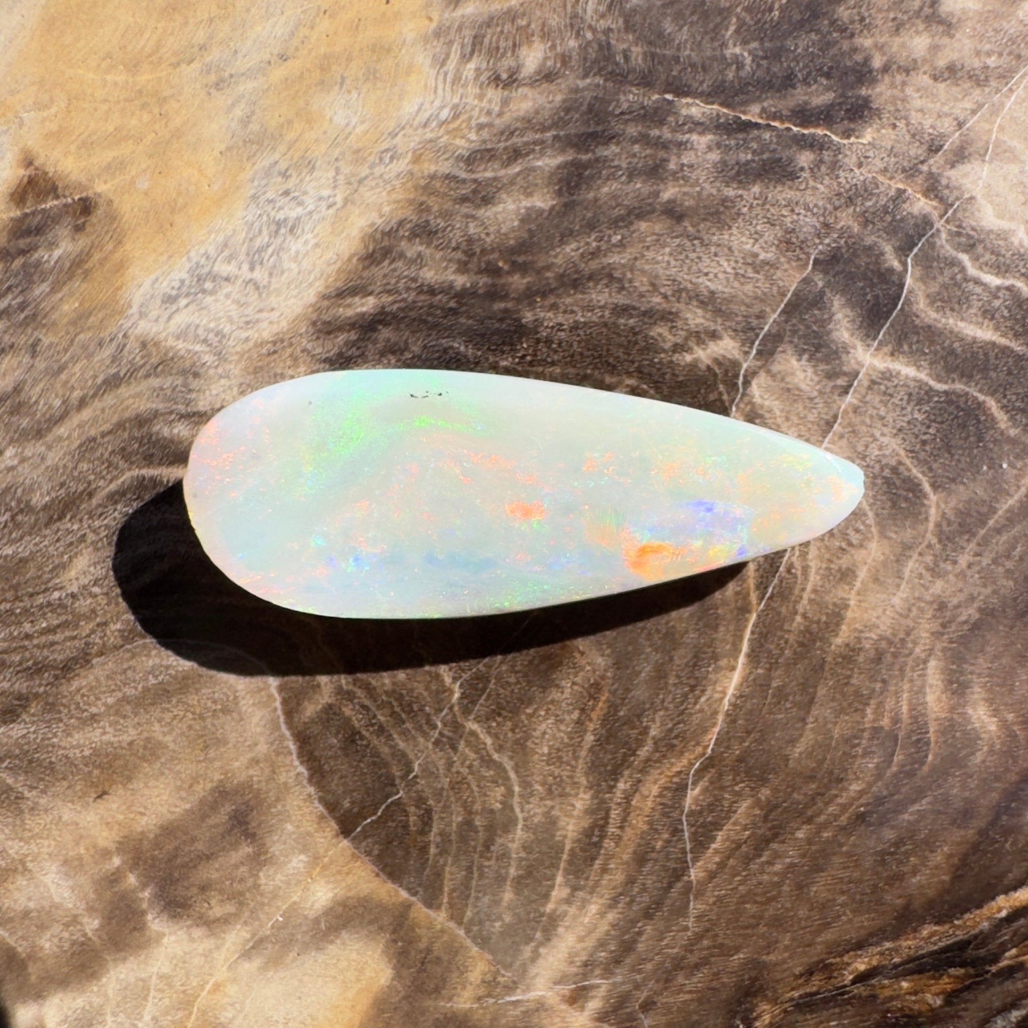 4.5ct Coober Pedy Opal | Solid Australian Opal | Hand-Cut