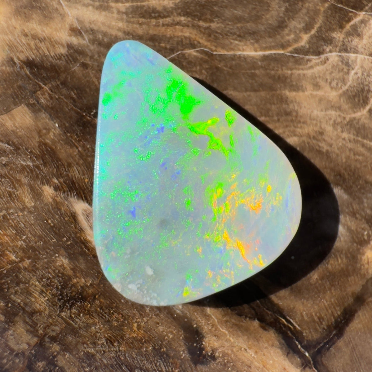 4.5ct Lightning Ridge Semi Black Opal | Solid Australian Opal | Hand-Cut