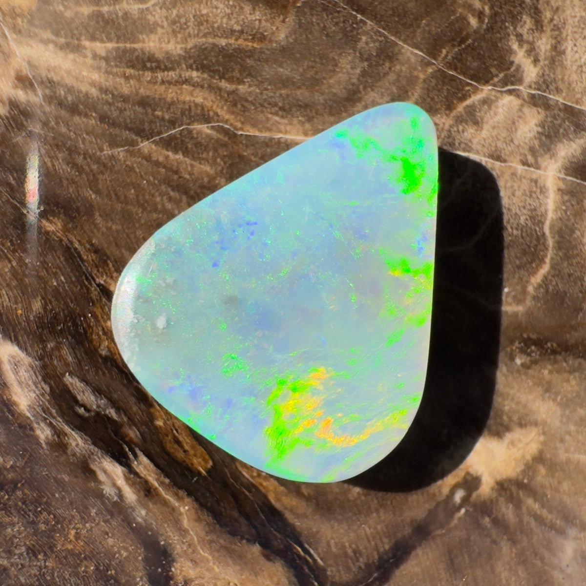 4.5ct Lightning Ridge Semi Black Opal | Solid Australian Opal | Hand-Cut