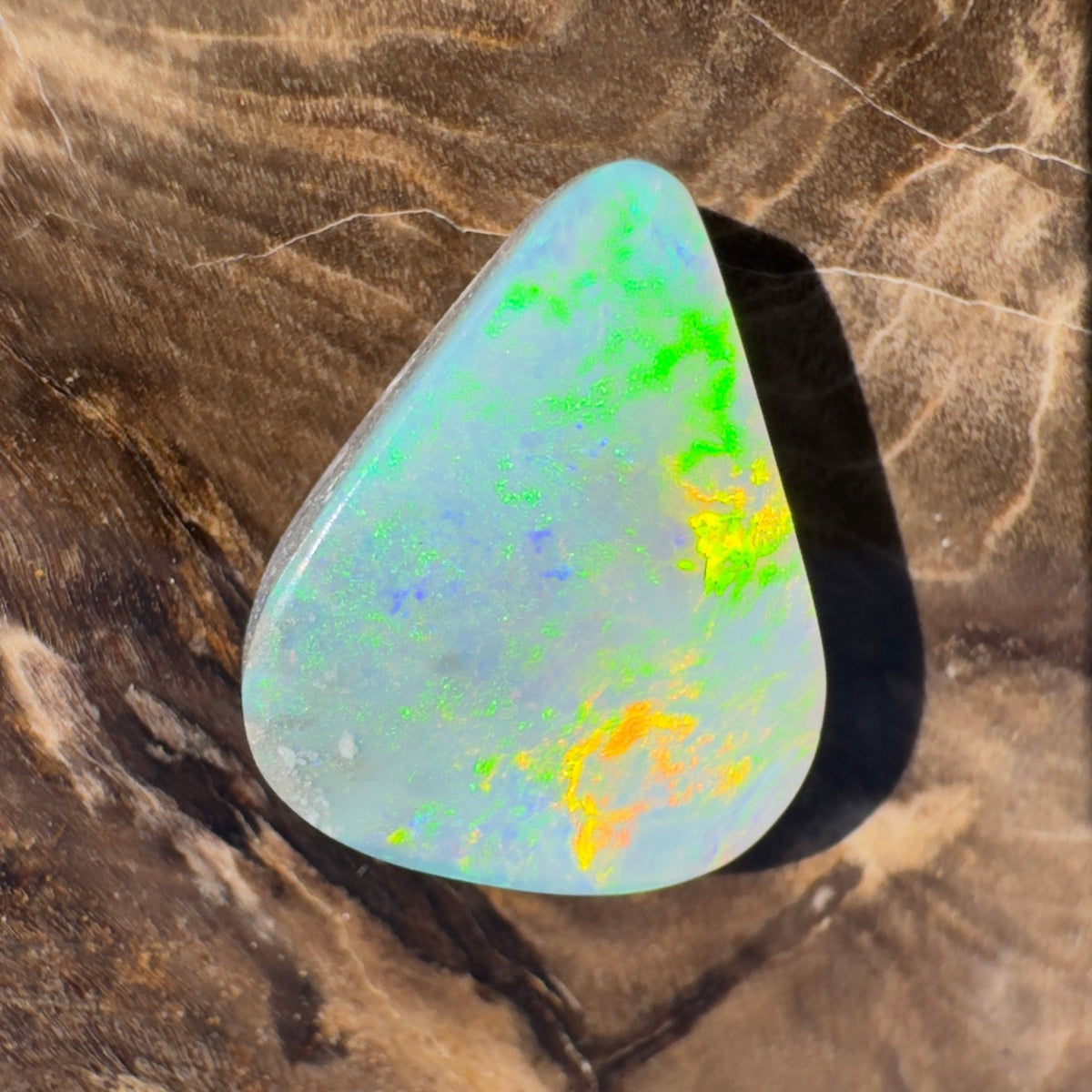 4.5ct Lightning Ridge Semi Black Opal | Solid Australian Opal | Hand-Cut