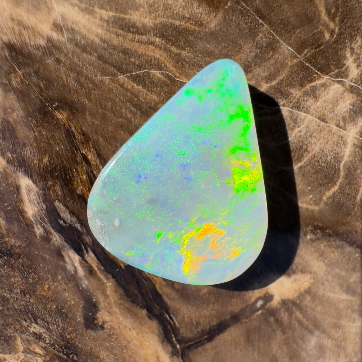4.5ct Lightning Ridge Semi Black Opal | Solid Australian Opal | Hand-Cut