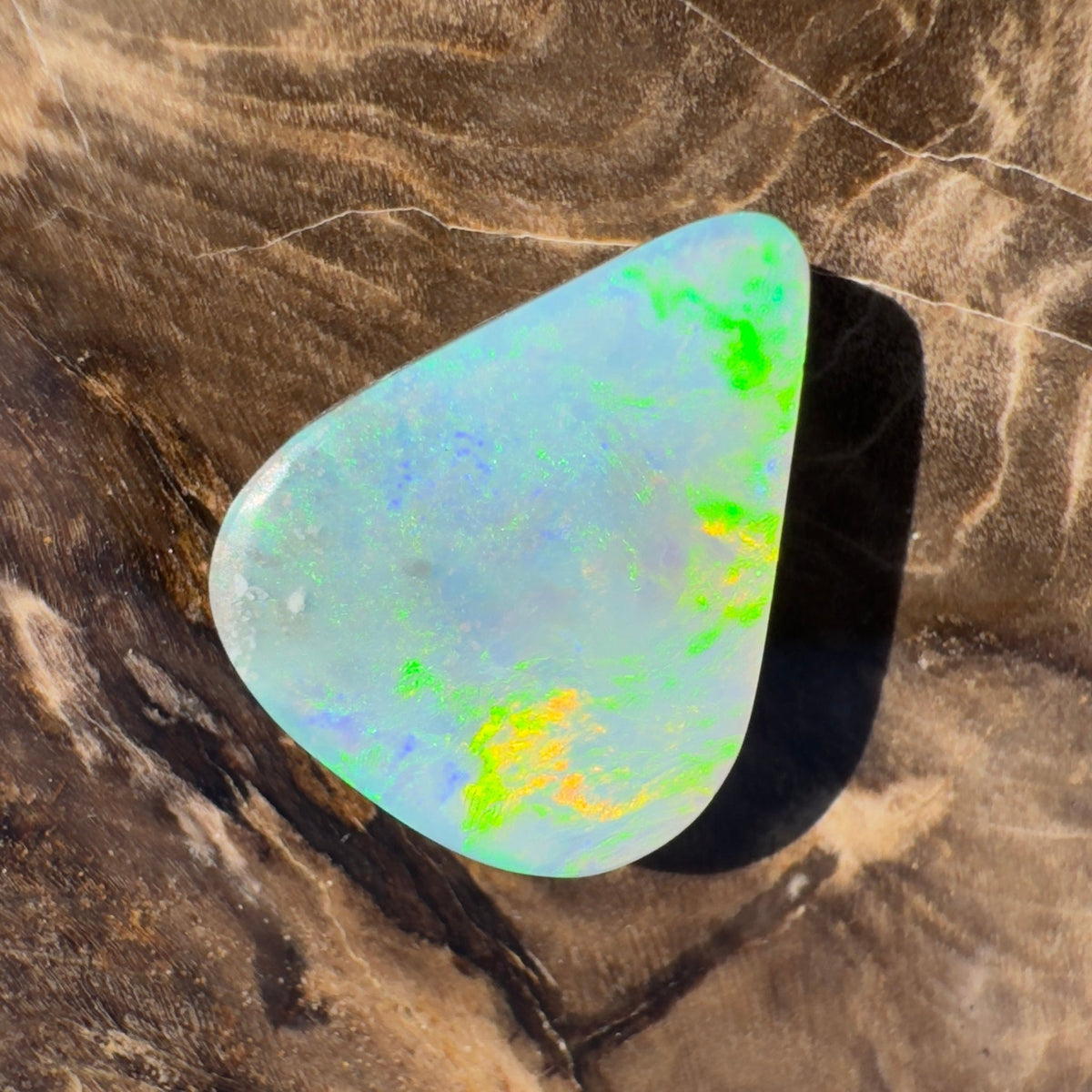 4.5ct Lightning Ridge Semi Black Opal | Solid Australian Opal | Hand-Cut