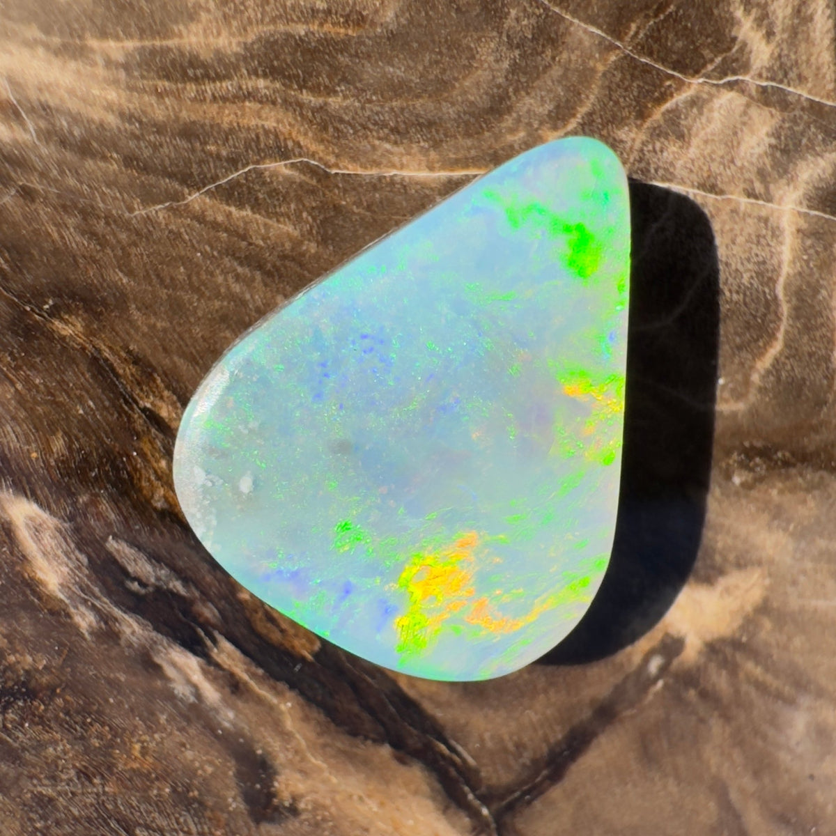 4.5ct Lightning Ridge Semi Black Opal | Solid Australian Opal | Hand-Cut