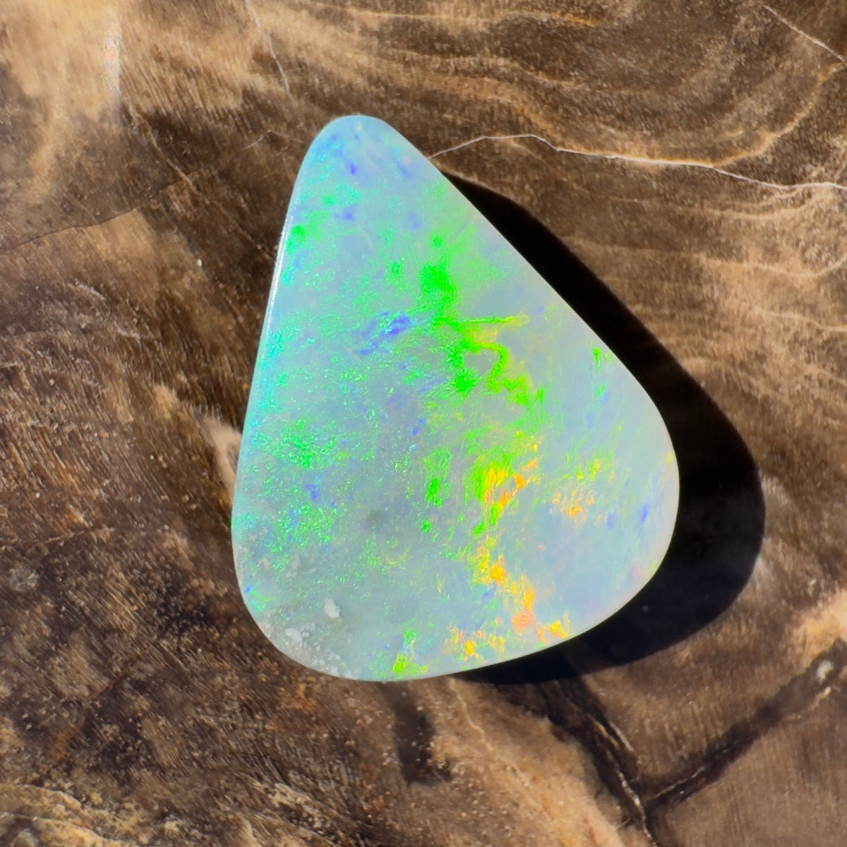 4.5ct Lightning Ridge Semi Black Opal | Solid Australian Opal | Hand-Cut