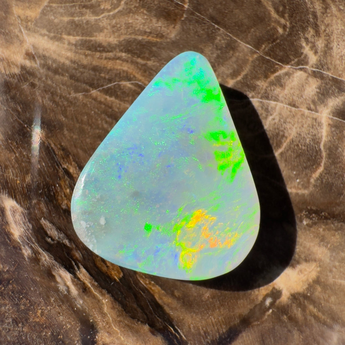 4.5ct Lightning Ridge Semi Black Opal | Solid Australian Opal | Hand-Cut