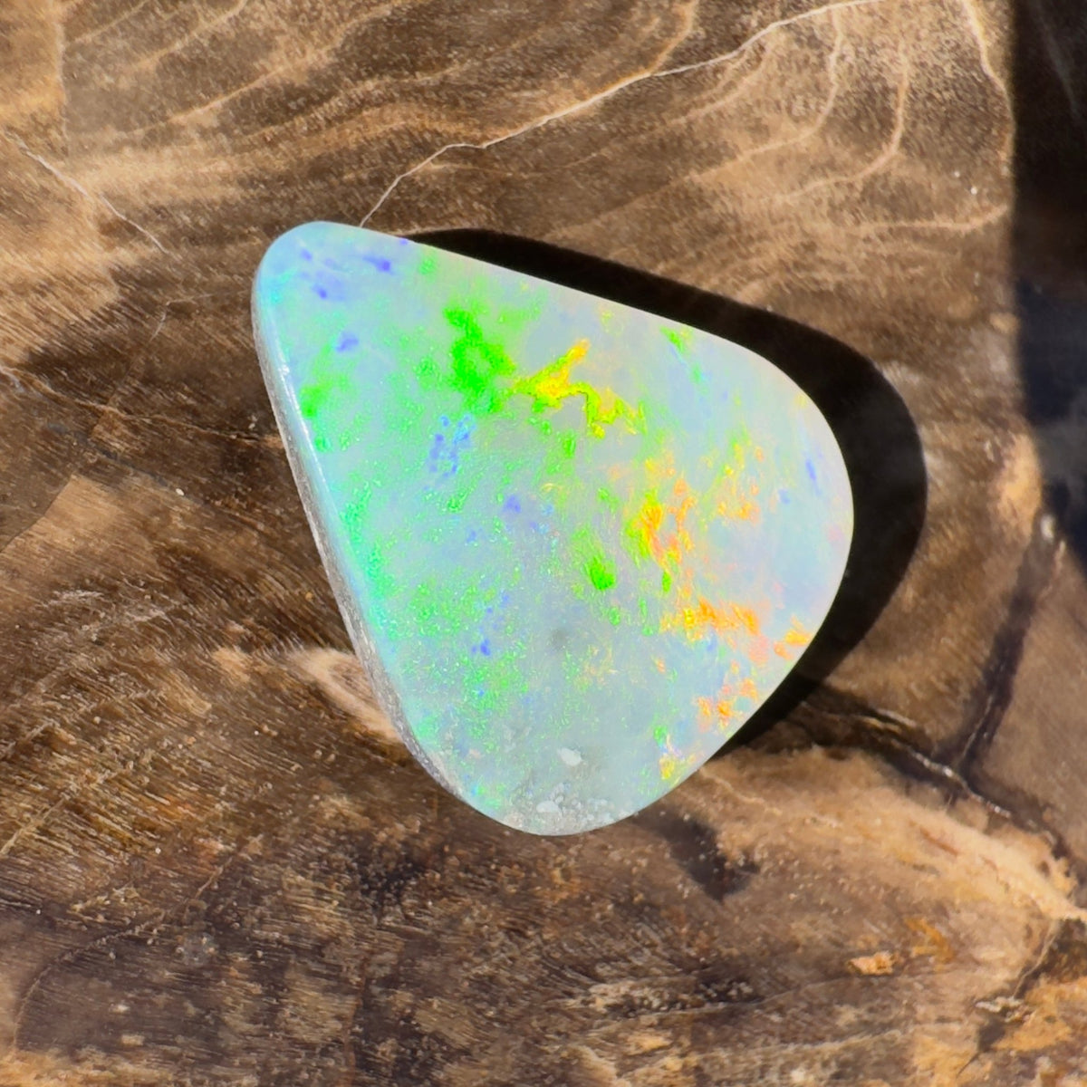 4.5ct Lightning Ridge Semi Black Opal | Solid Australian Opal | Hand-Cut