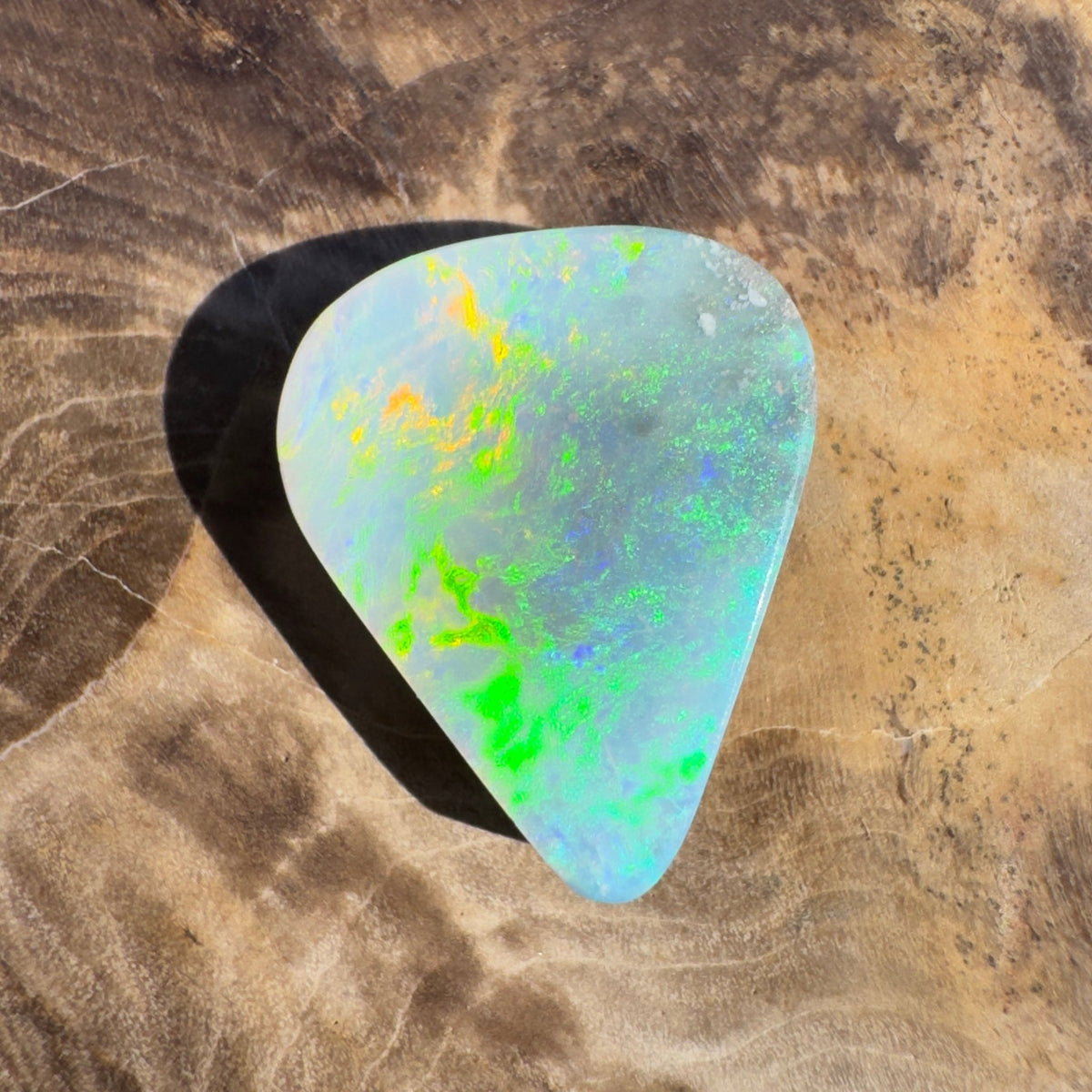 4.5ct Lightning Ridge Semi Black Opal | Solid Australian Opal | Hand-Cut