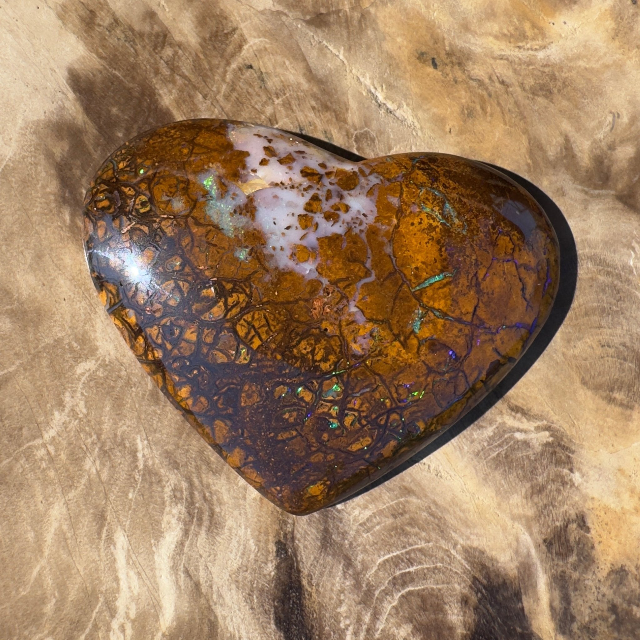 46ct Queensland Boulder Opal | Solid Australian Opal | Hand-Cut
