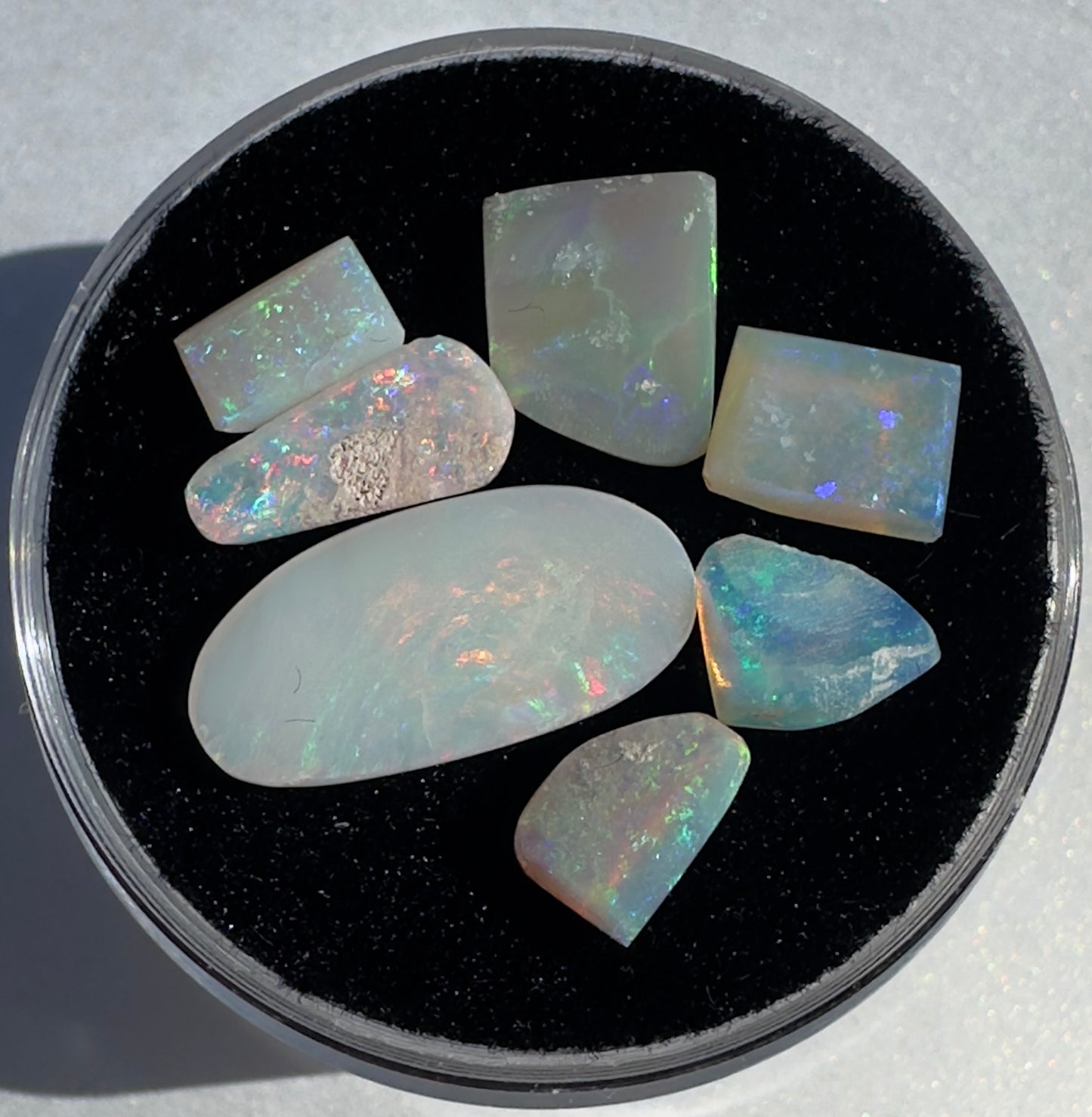 Australian Lightning Ridge and Coober Pedy Opal 6.2carat Solid mixed parcel - Iona Opal Australia