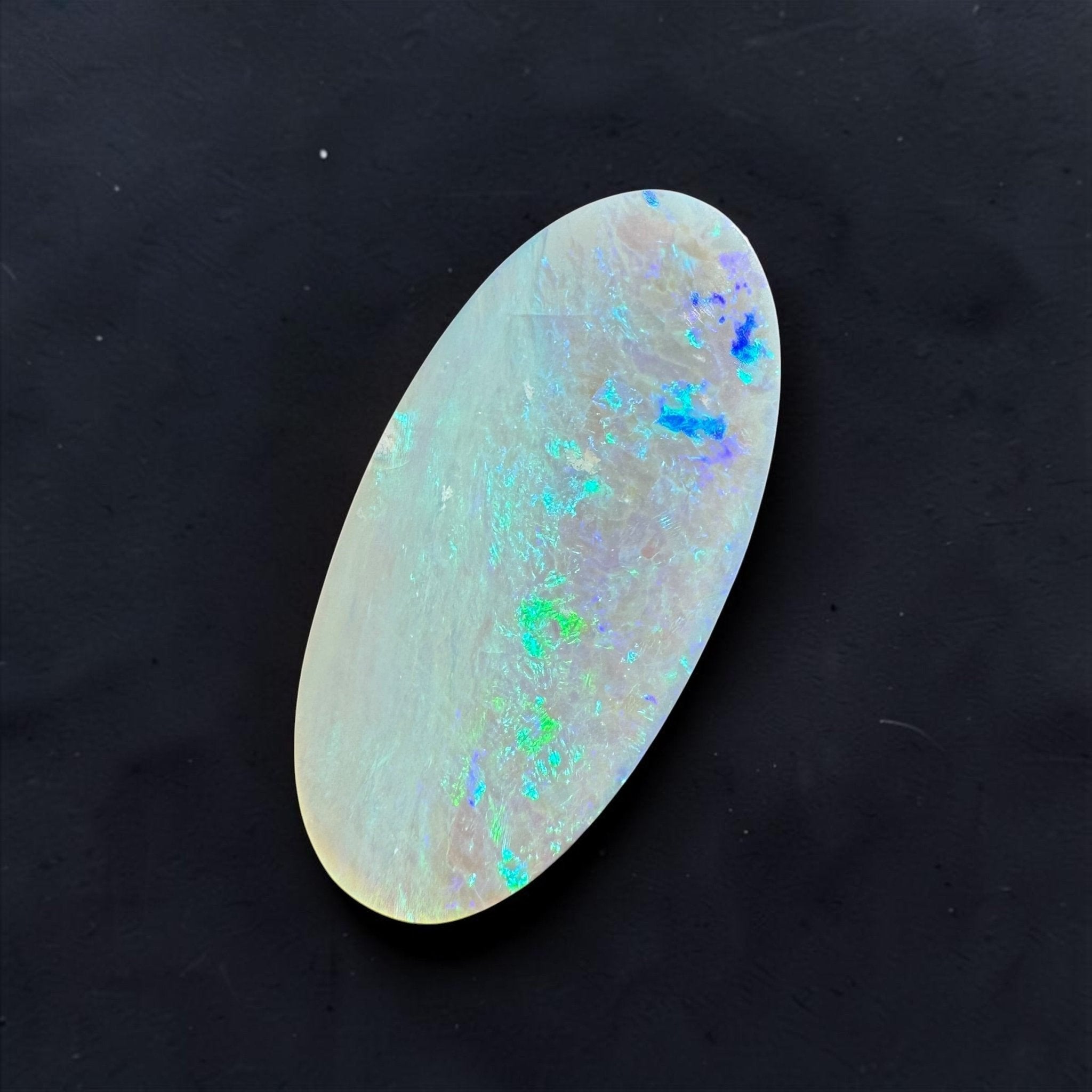 4.8ct Lightning Ridge Semi Black | Solid Australian Opal | Hand-Cut