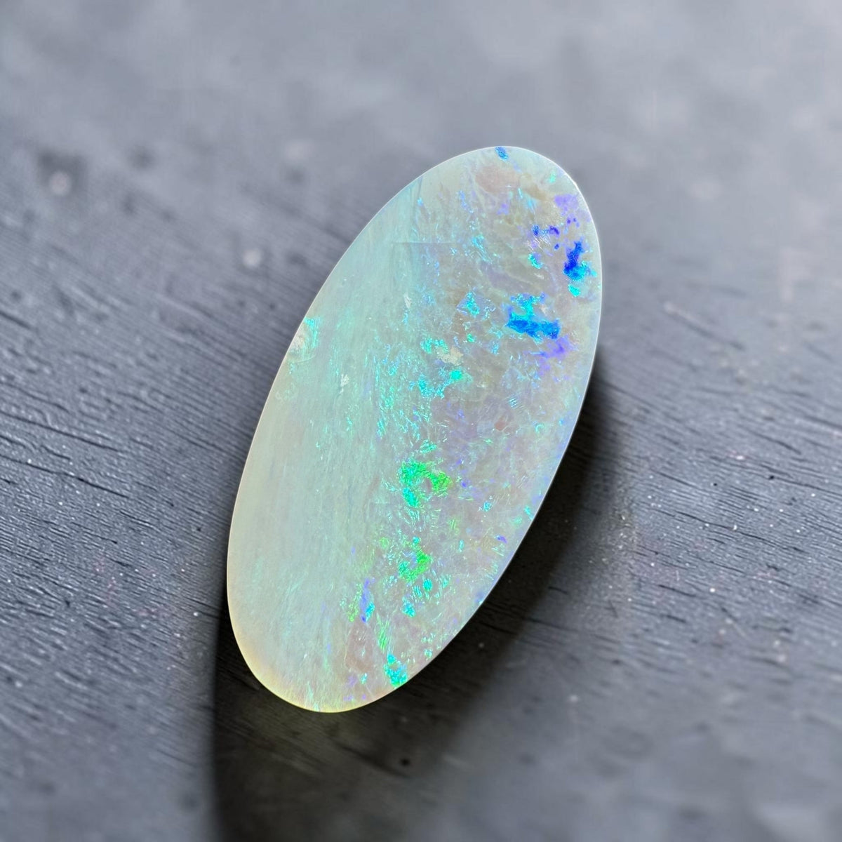 4.8ct Lightning Ridge Semi Black | Solid Australian Opal | Hand-Cut