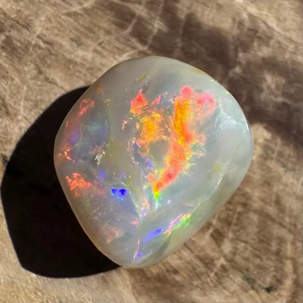 4.9ct Lightning Ridge Opal Solid Hand - Cut