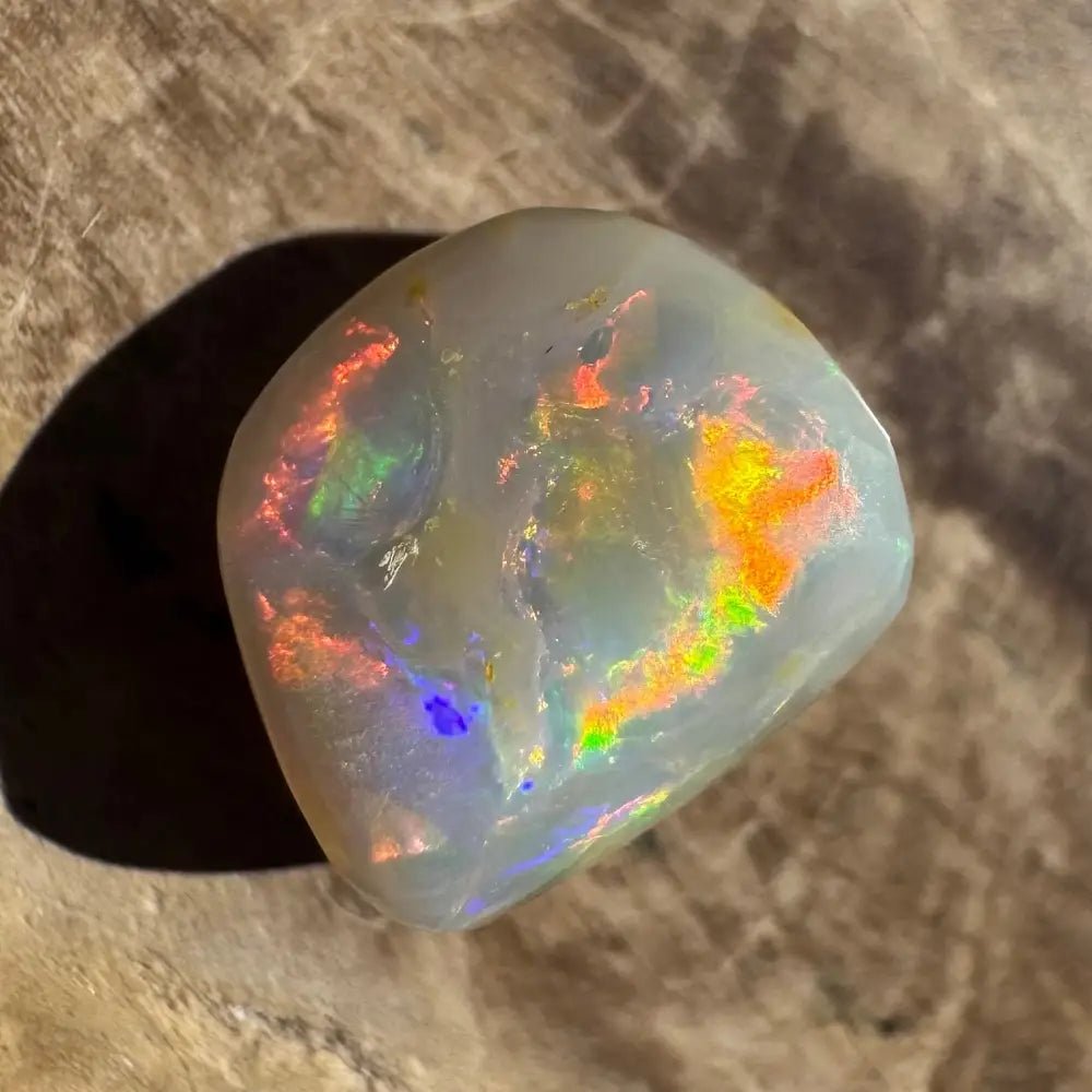 4.9ct Lightning Ridge Opal Solid Hand - Cut