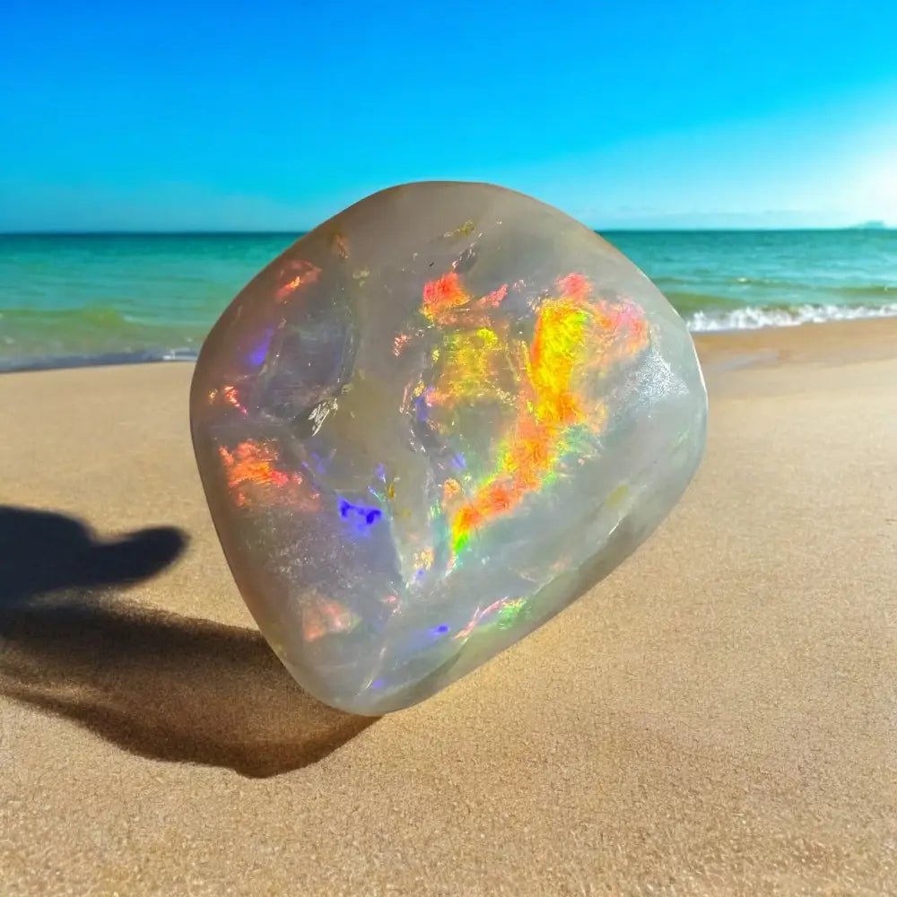4.9ct Lightning Ridge Opal Solid Hand - Cut