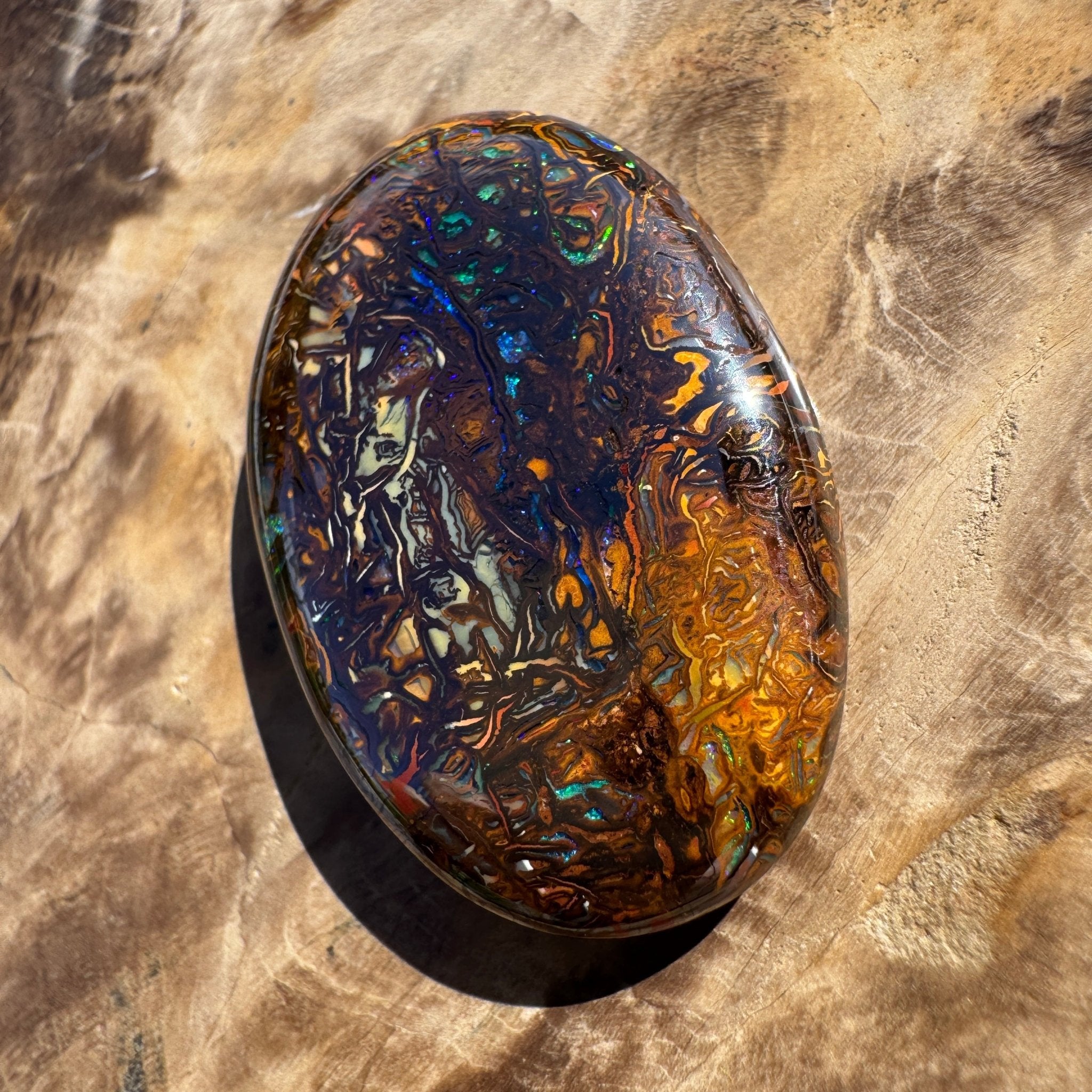 49ct Winton Queensland Boulder Opal | Solid Australian Opal | Hand-Cut
