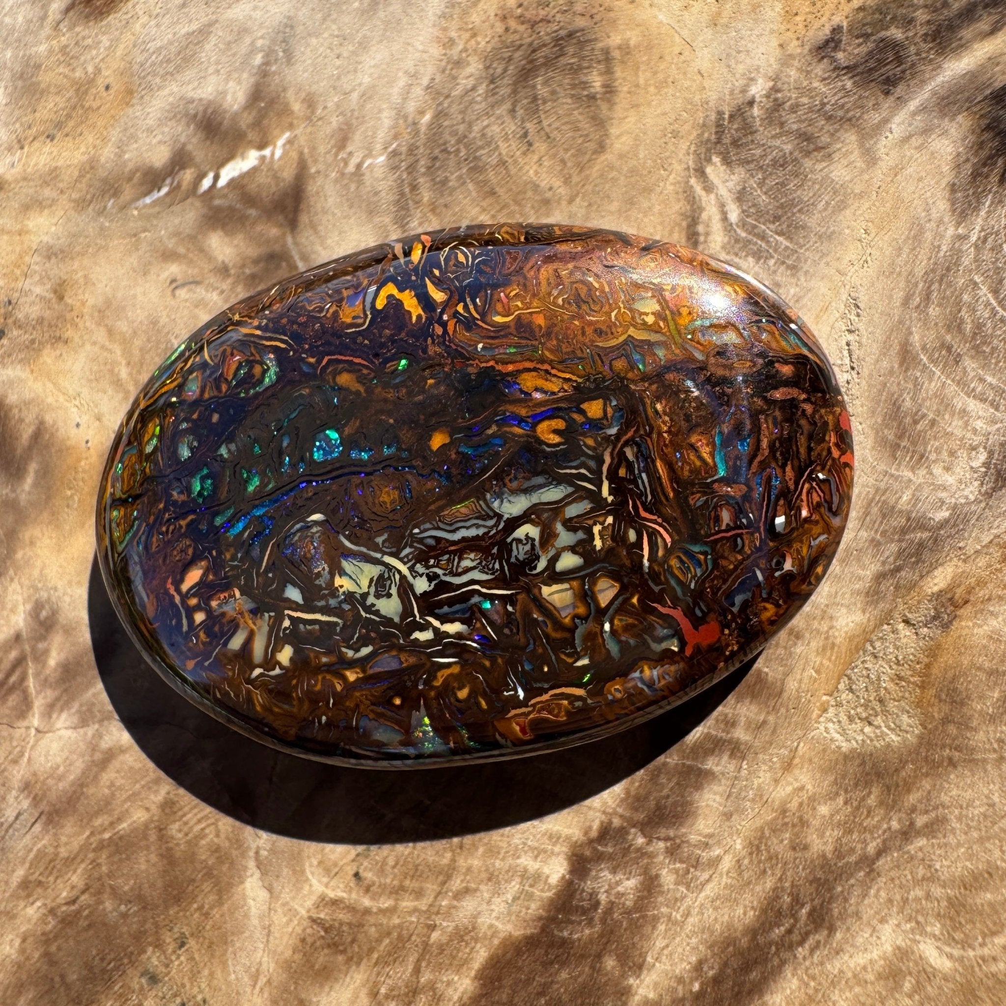 49ct Winton Queensland Boulder Opal | Solid Australian Opal | Hand-Cut