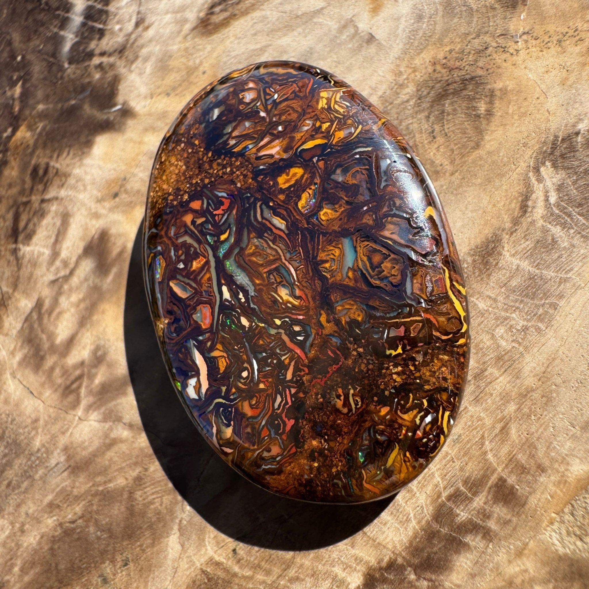 49ct Winton Queensland Boulder Opal | Solid Australian Opal | Hand-Cut