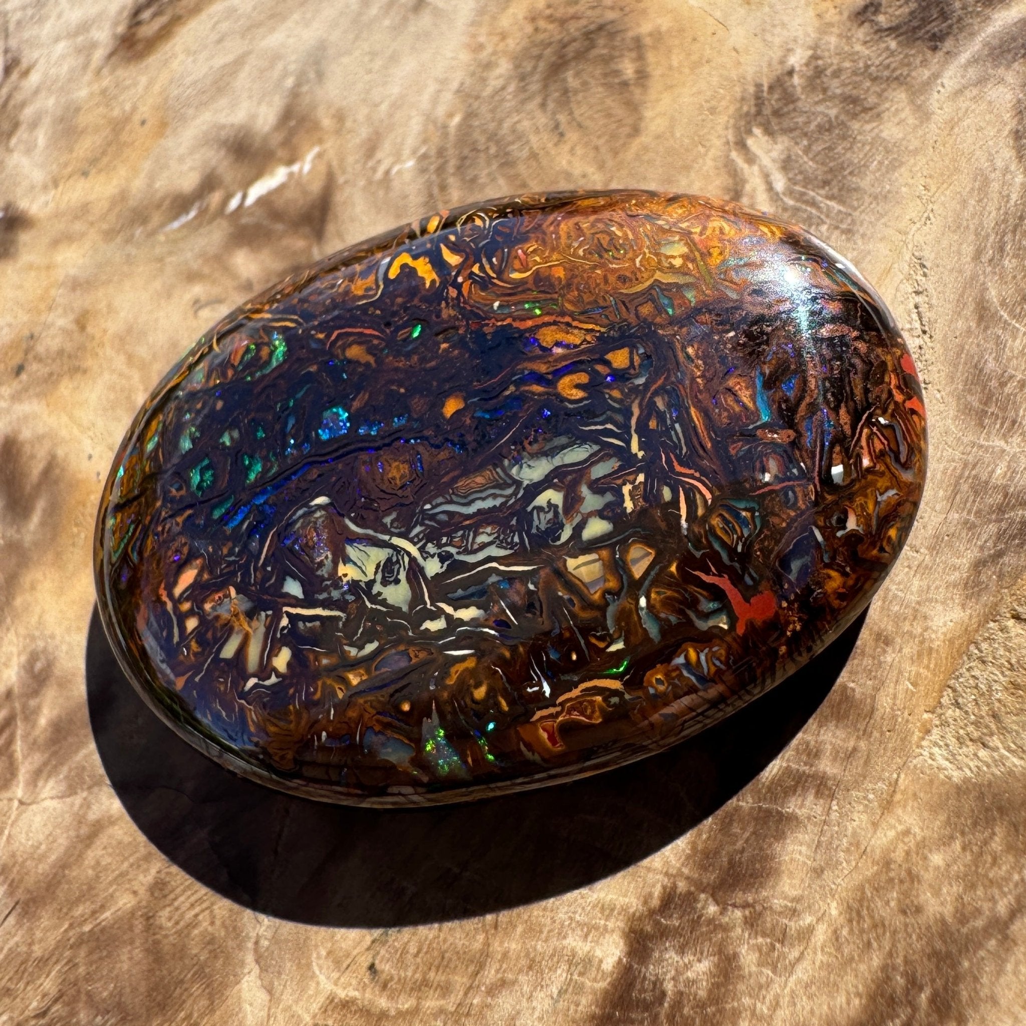 49ct Winton Queensland Boulder Opal | Solid Australian Opal | Hand-Cut