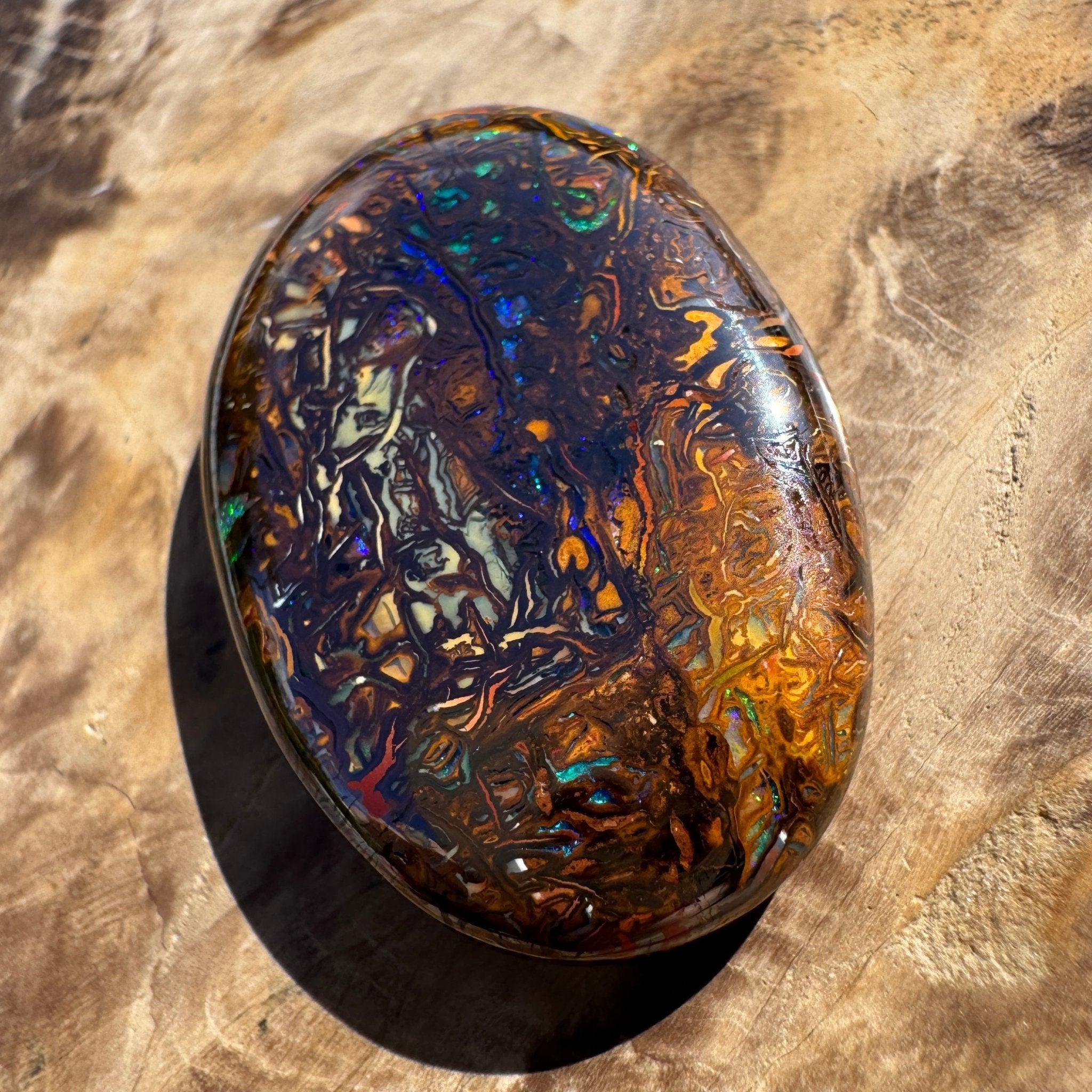 49ct Winton Queensland Boulder Opal | Solid Australian Opal | Hand-Cut