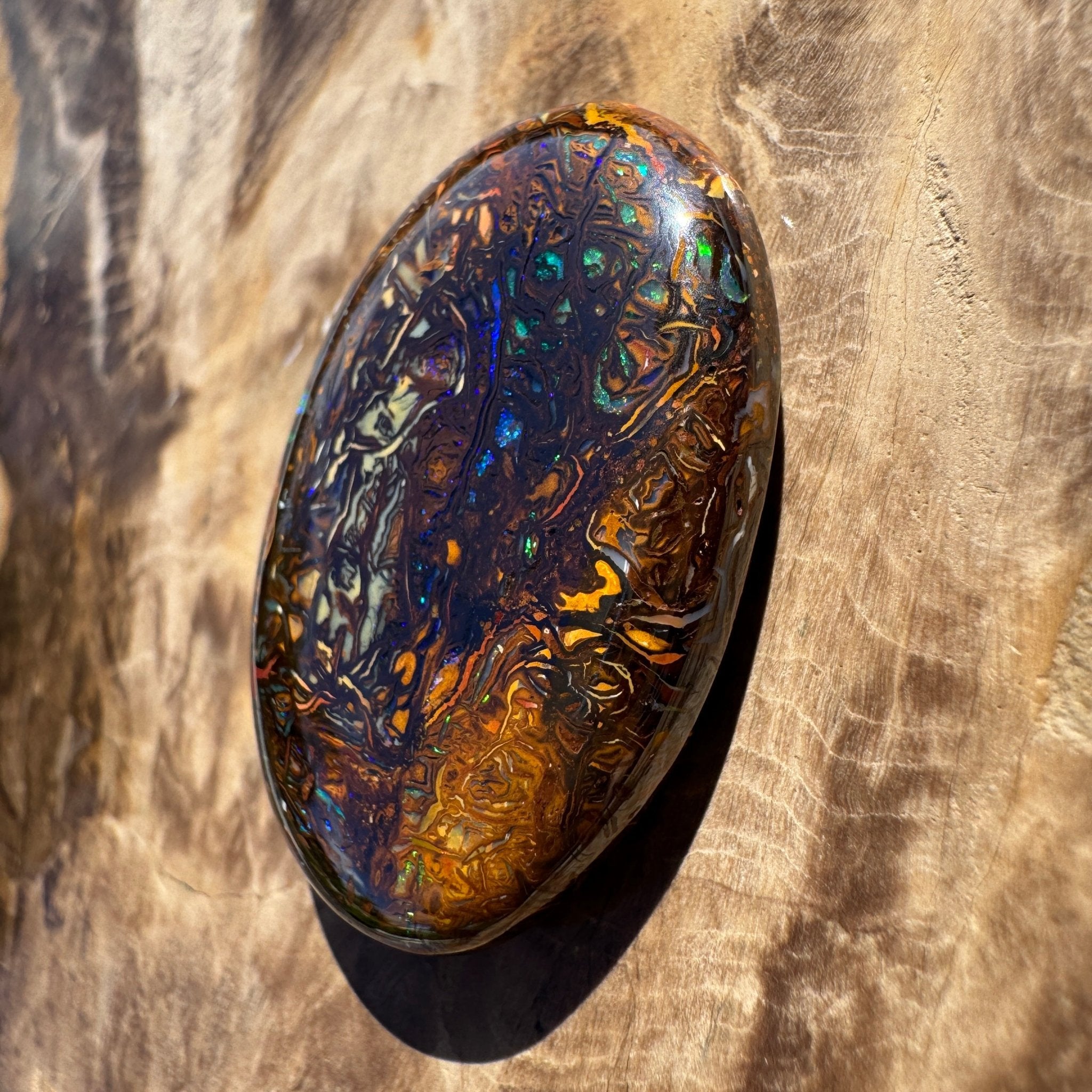 49ct Winton Queensland Boulder Opal | Solid Australian Opal | Hand-Cut