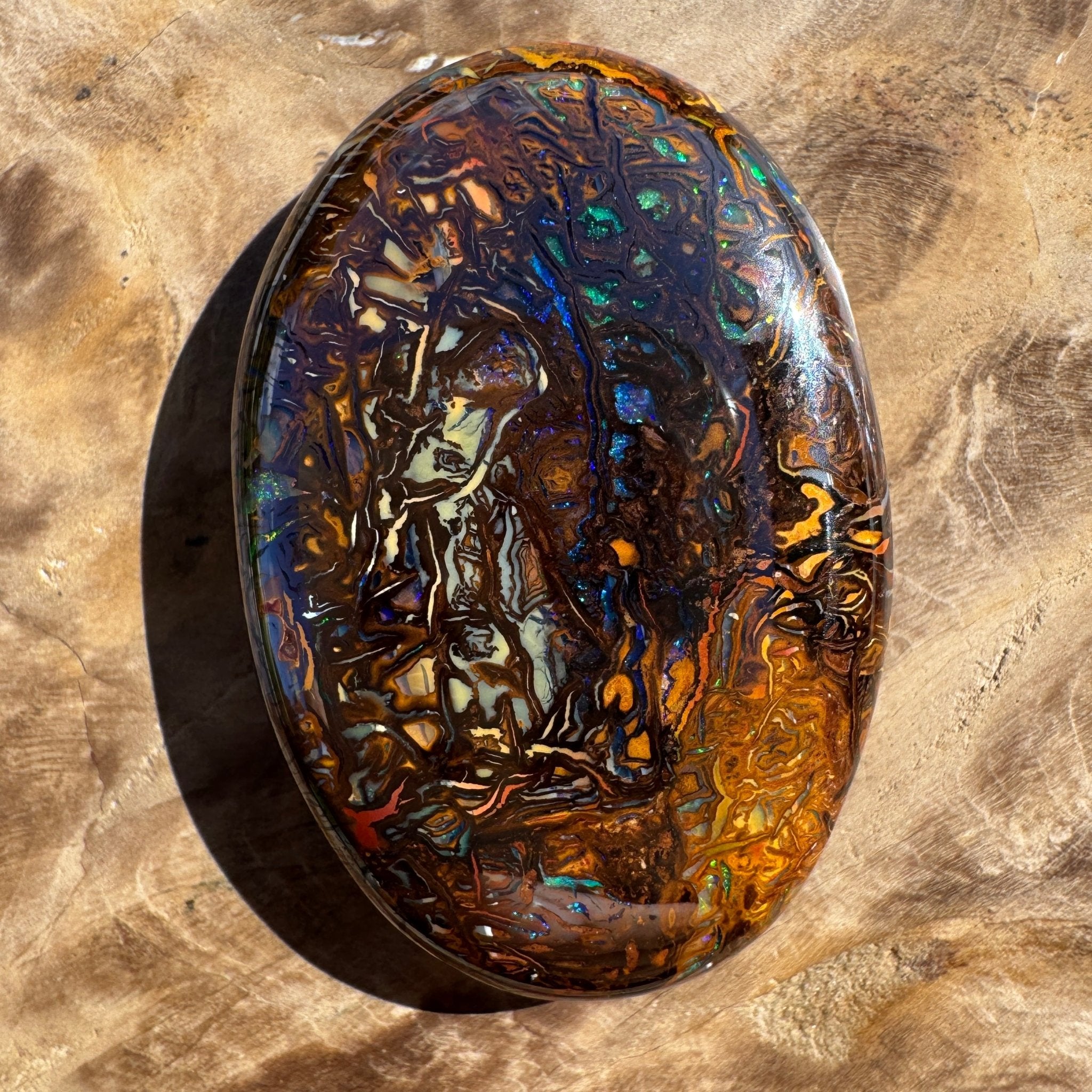 49ct Winton Queensland Boulder Opal | Solid Australian Opal | Hand-Cut