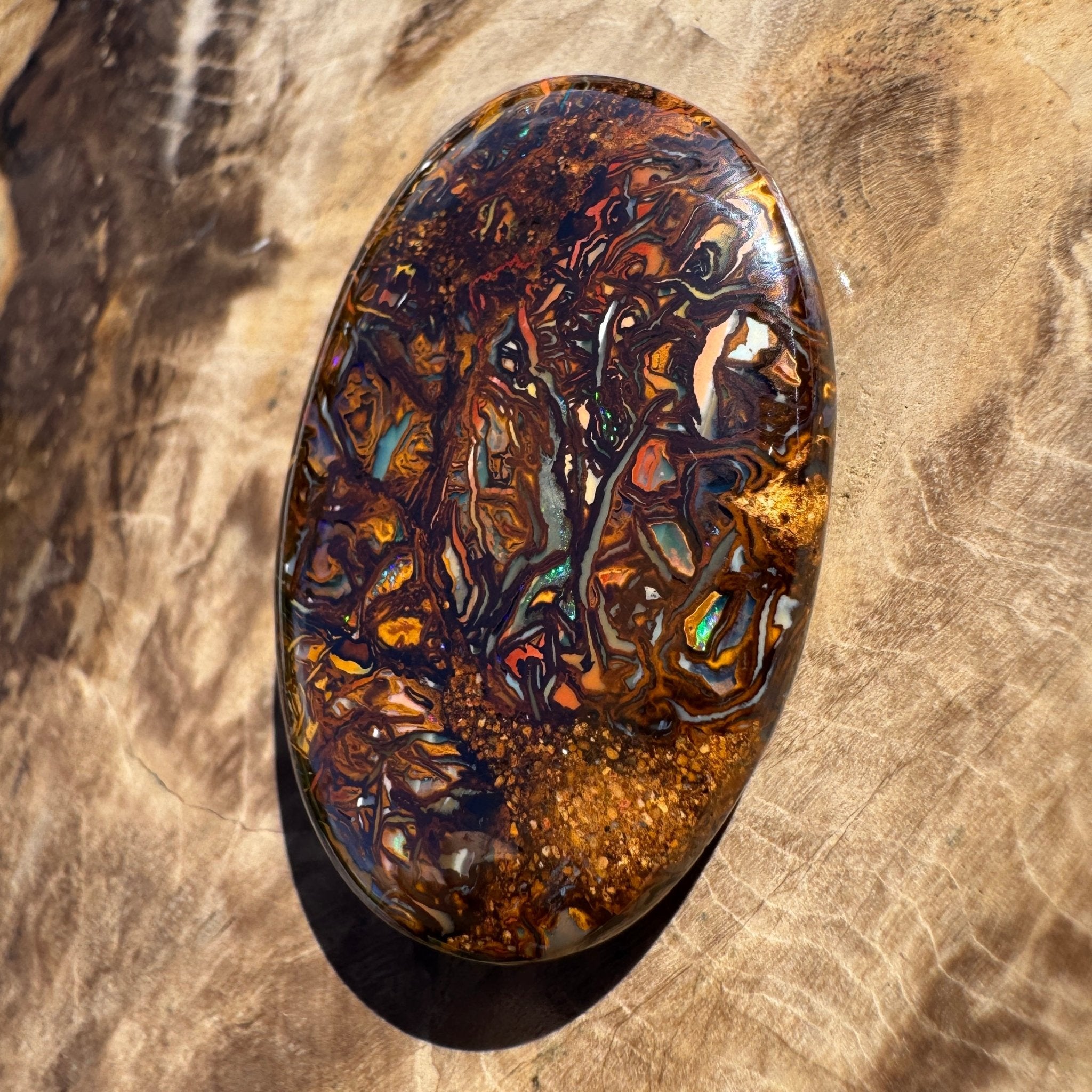 49ct Winton Queensland Boulder Opal | Solid Australian Opal | Hand-Cut