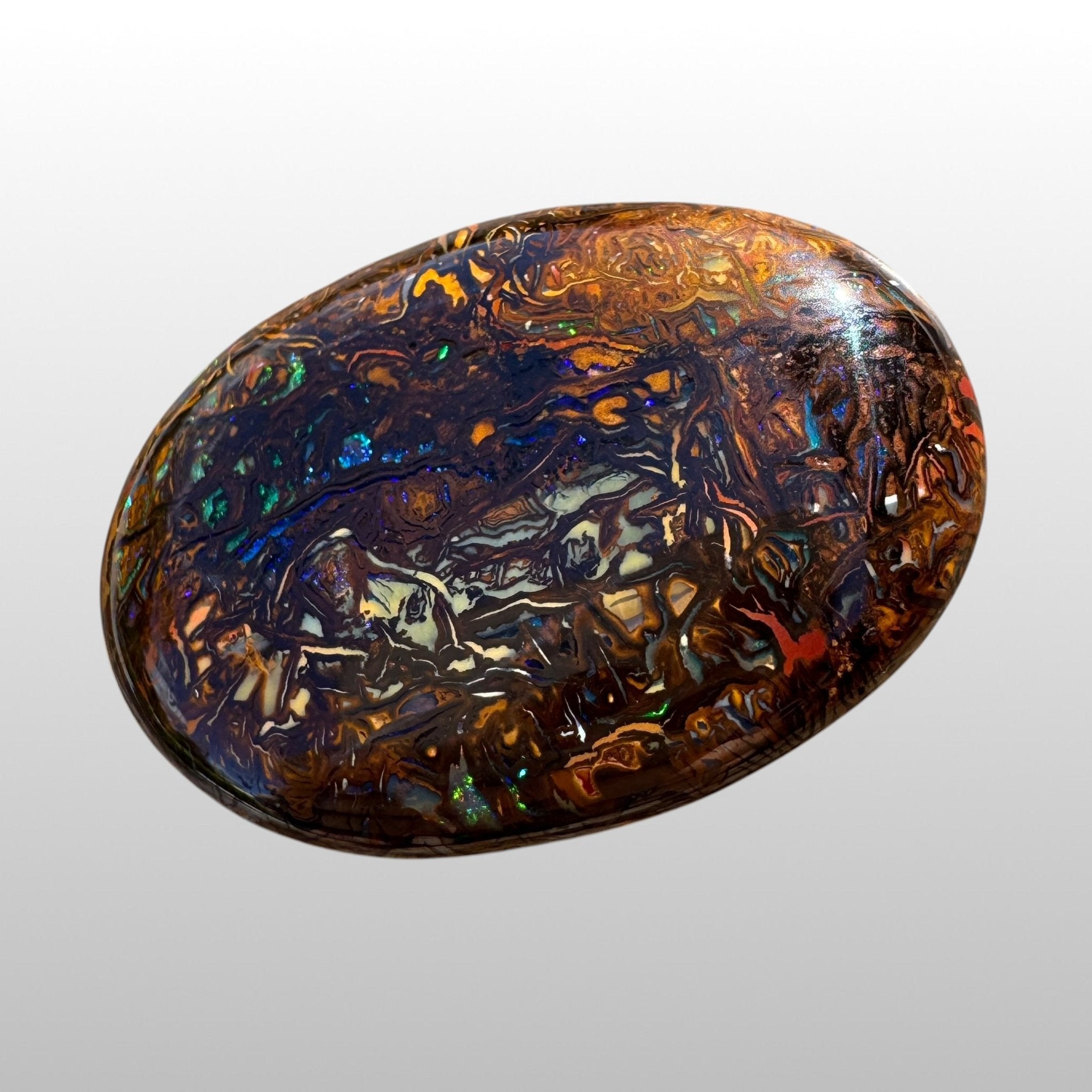 49ct Winton Queensland Boulder Opal | Solid Australian Opal | Hand-Cut