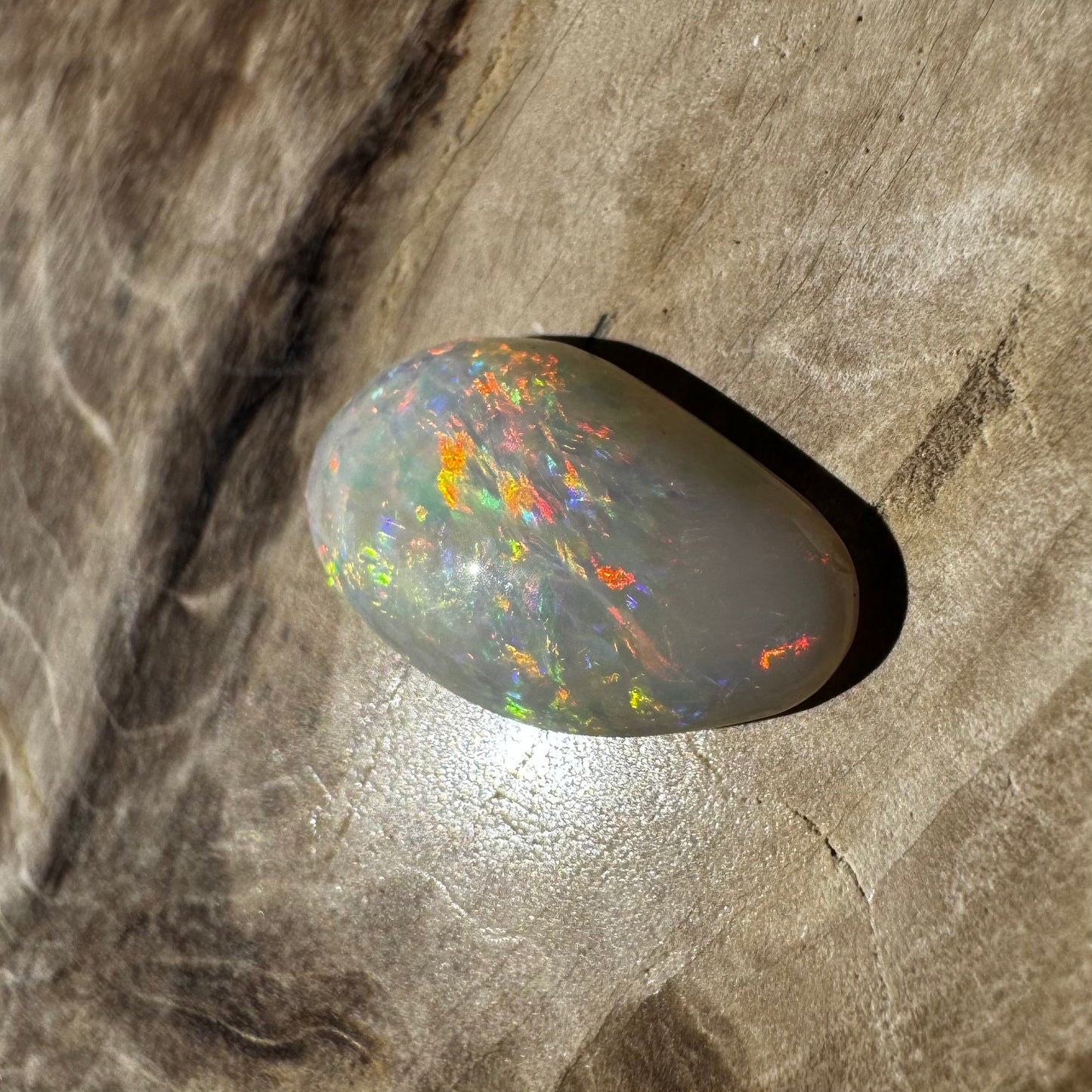 Australian Coober Pedy Opal 3.5carat Solid Hand Cut Luxury - Iona Opal Australia