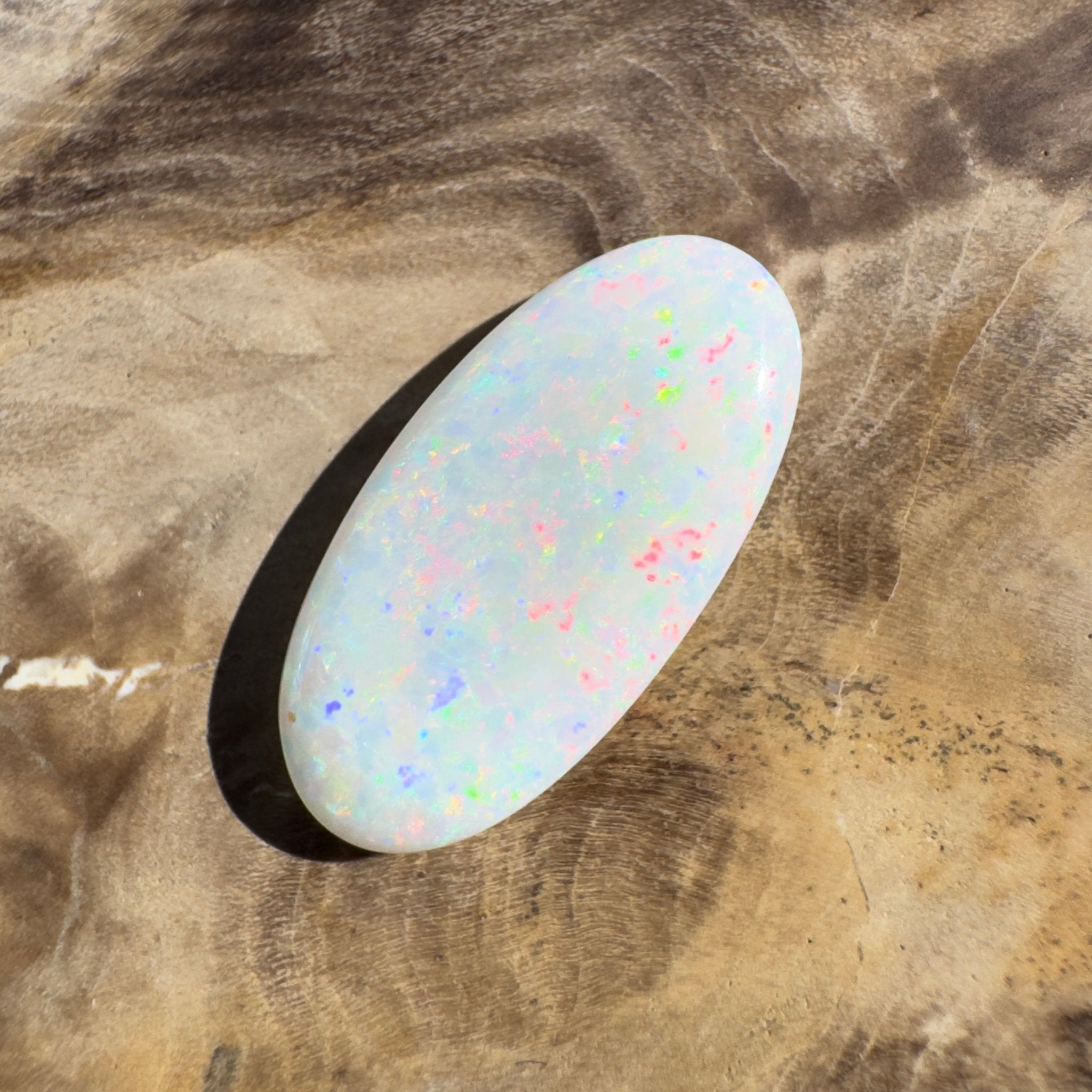 4ct Coober Pedy White Opal | Solid Australian Opal