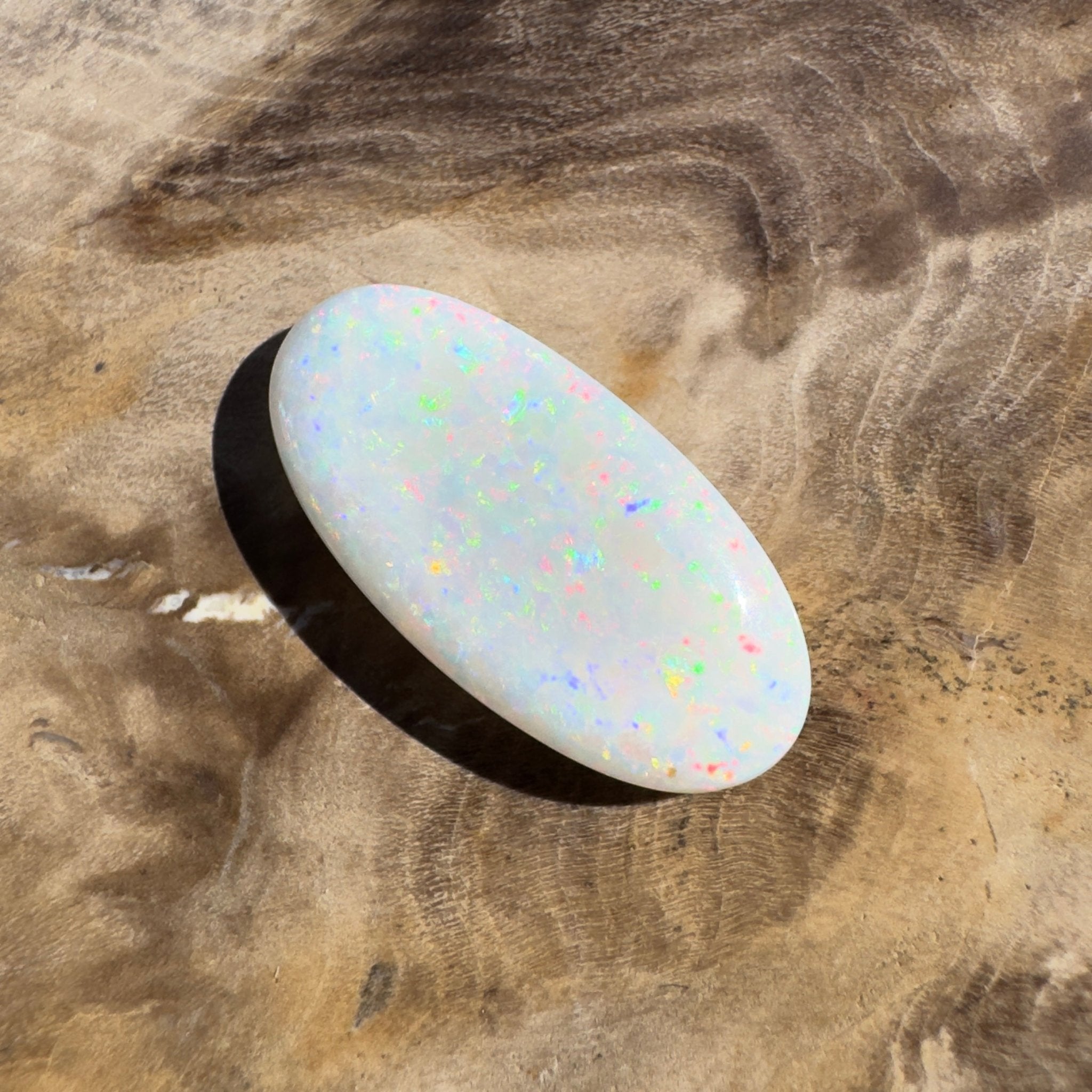 4ct Coober Pedy White Opal | Solid Australian Opal