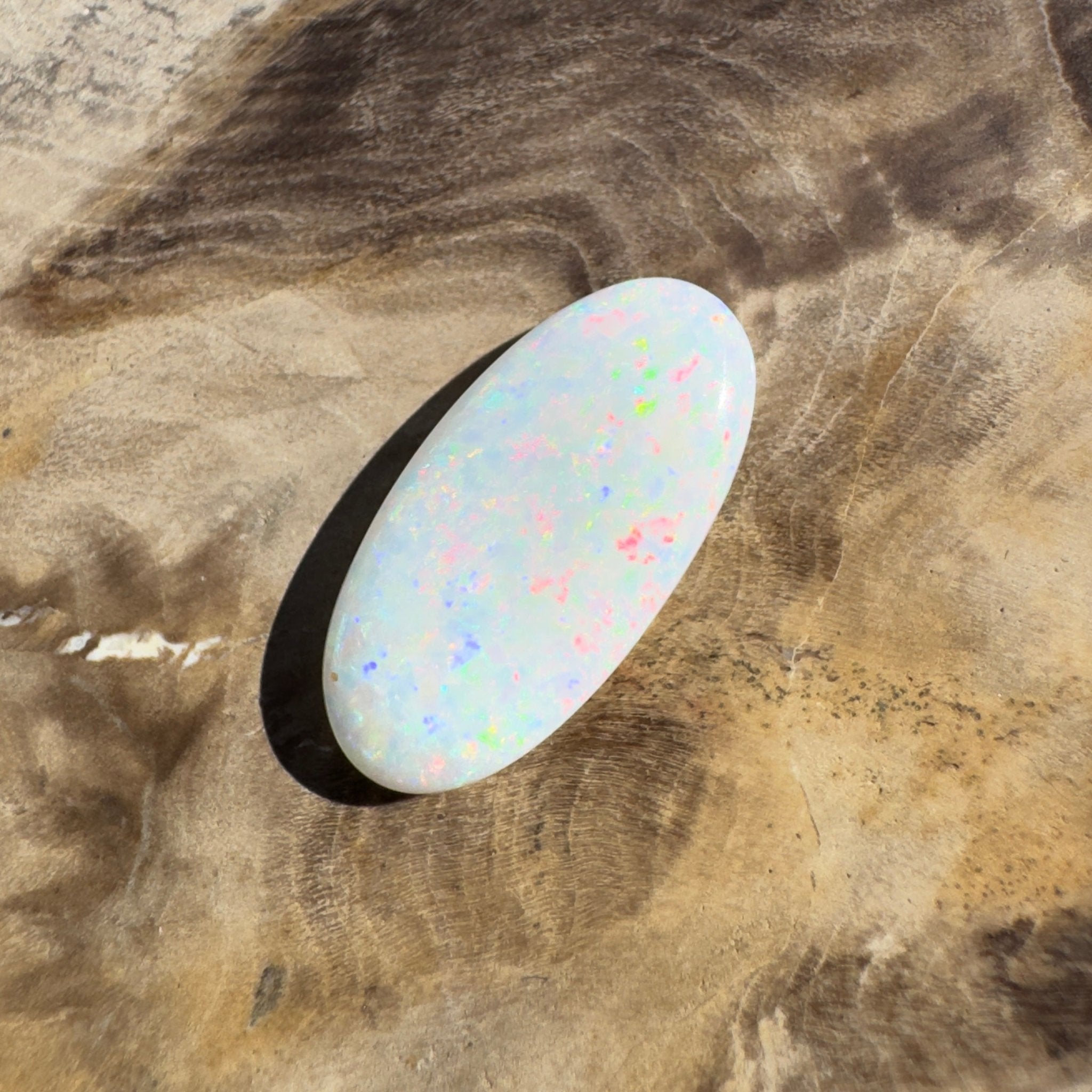 4ct Coober Pedy White Opal | Solid Australian Opal