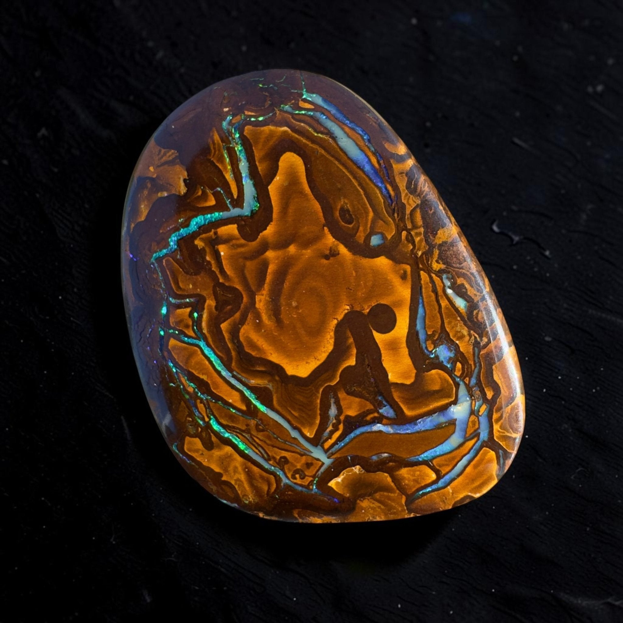 53ct Queensland Boulder Opal | Solid Australian Opal | Hand-Cut