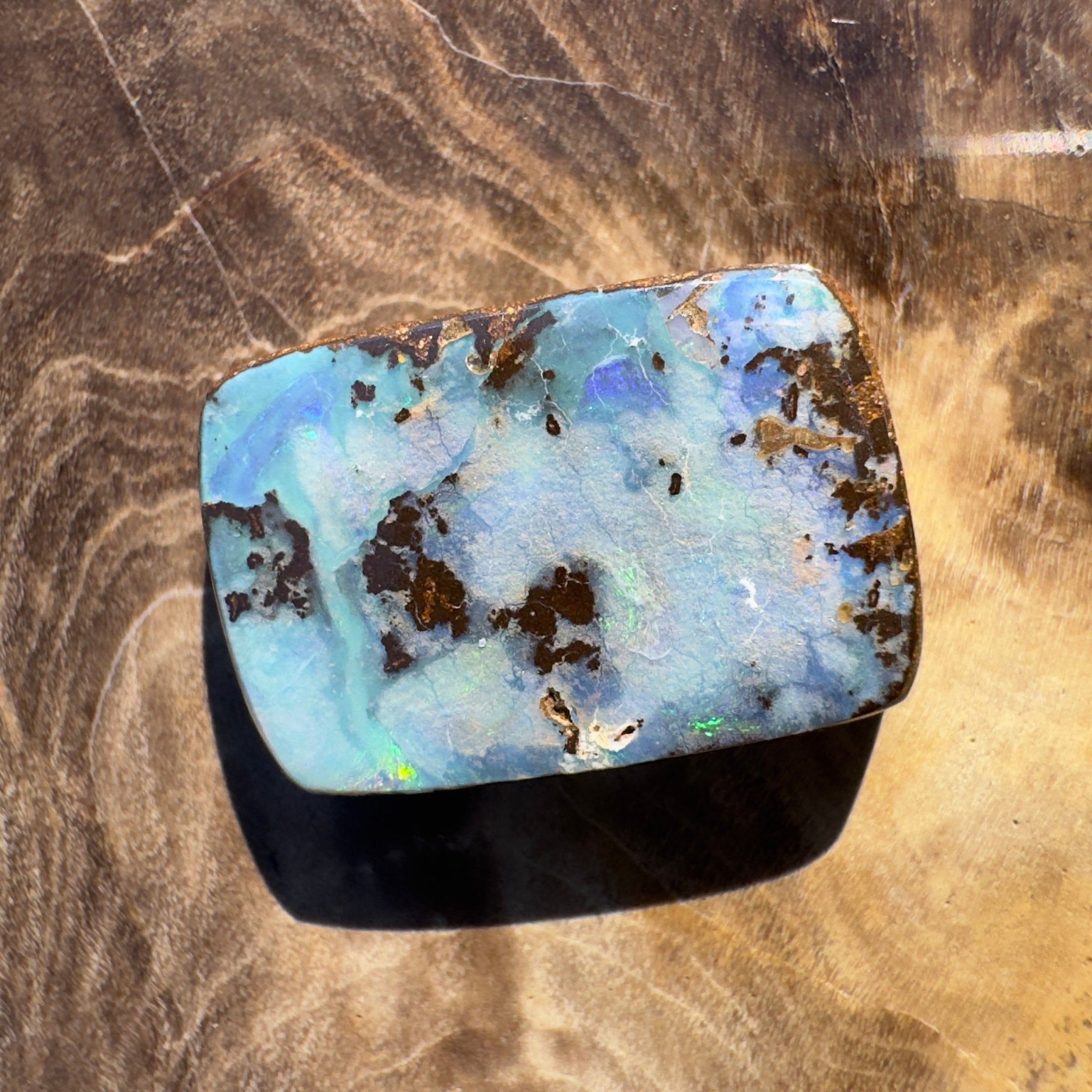 5.4ct Queensland Boulder Opal | Solid Australian Opal | Hand-Cut