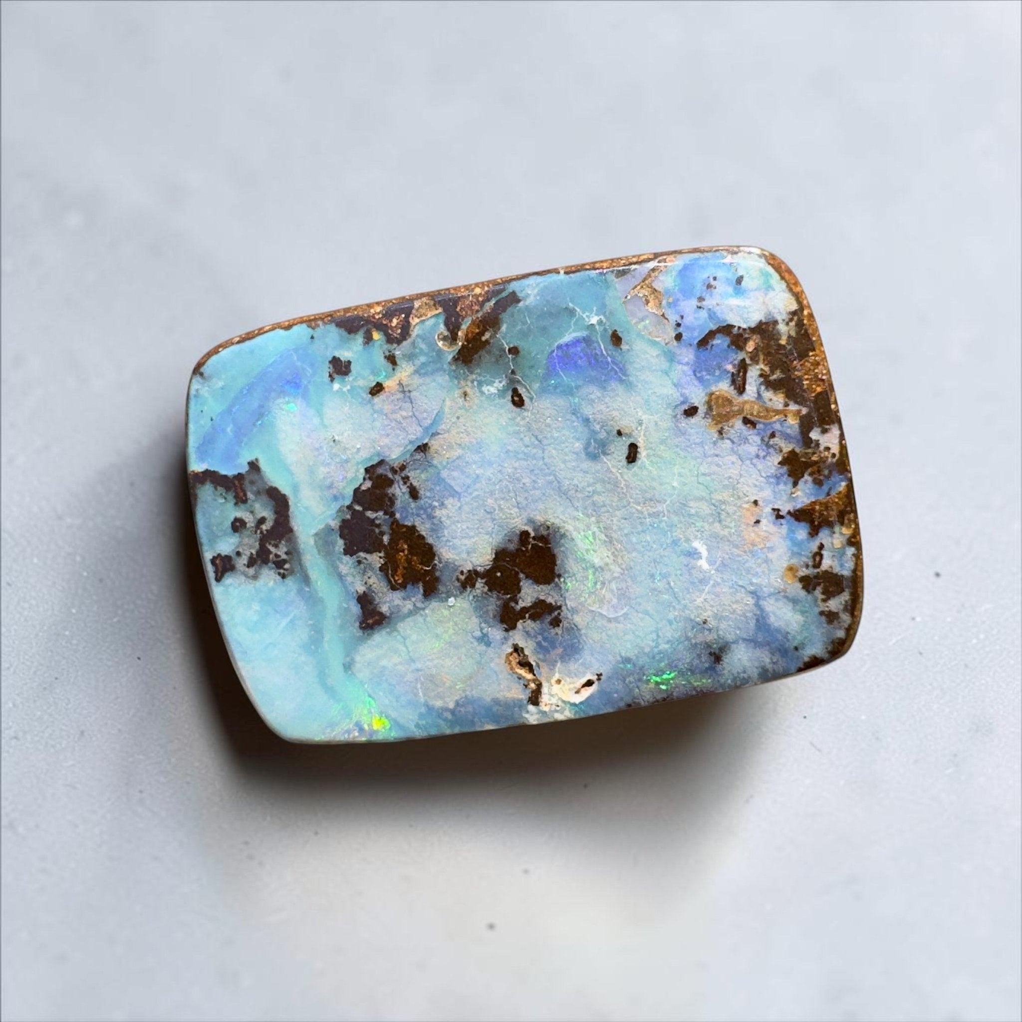 5.4ct Queensland Boulder Opal | Solid Australian Opal | Hand-Cut