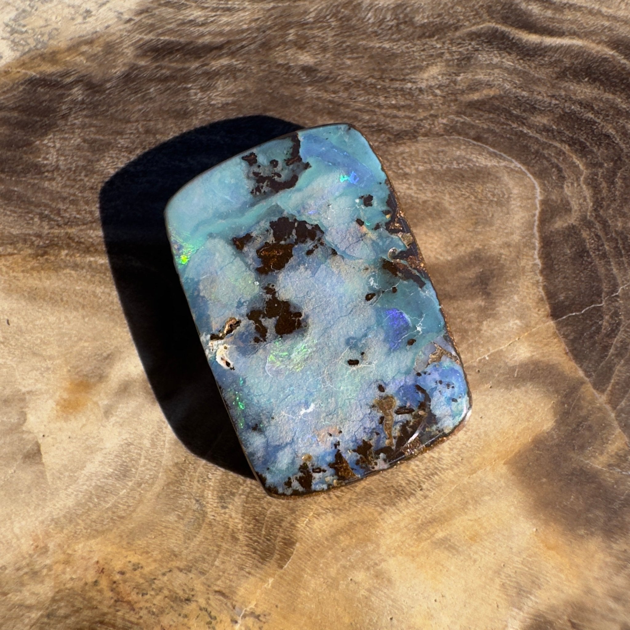 5.4ct Queensland Boulder Opal | Solid Australian Opal | Hand-Cut