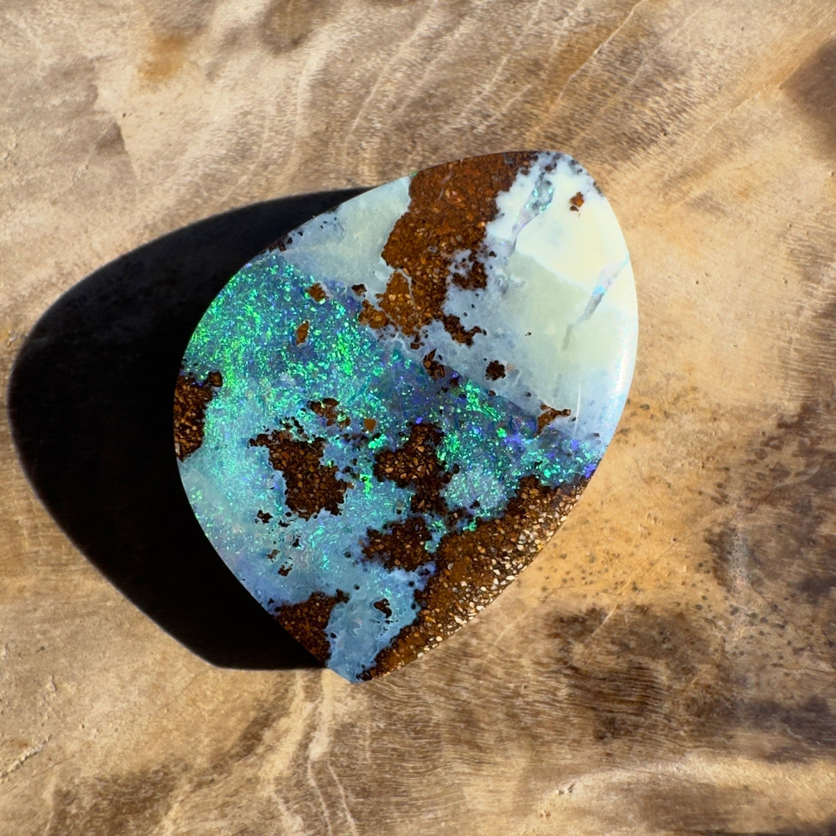 5.5ct Queensland Boulder Opal | Solid Australian Opal | Hand-Cut