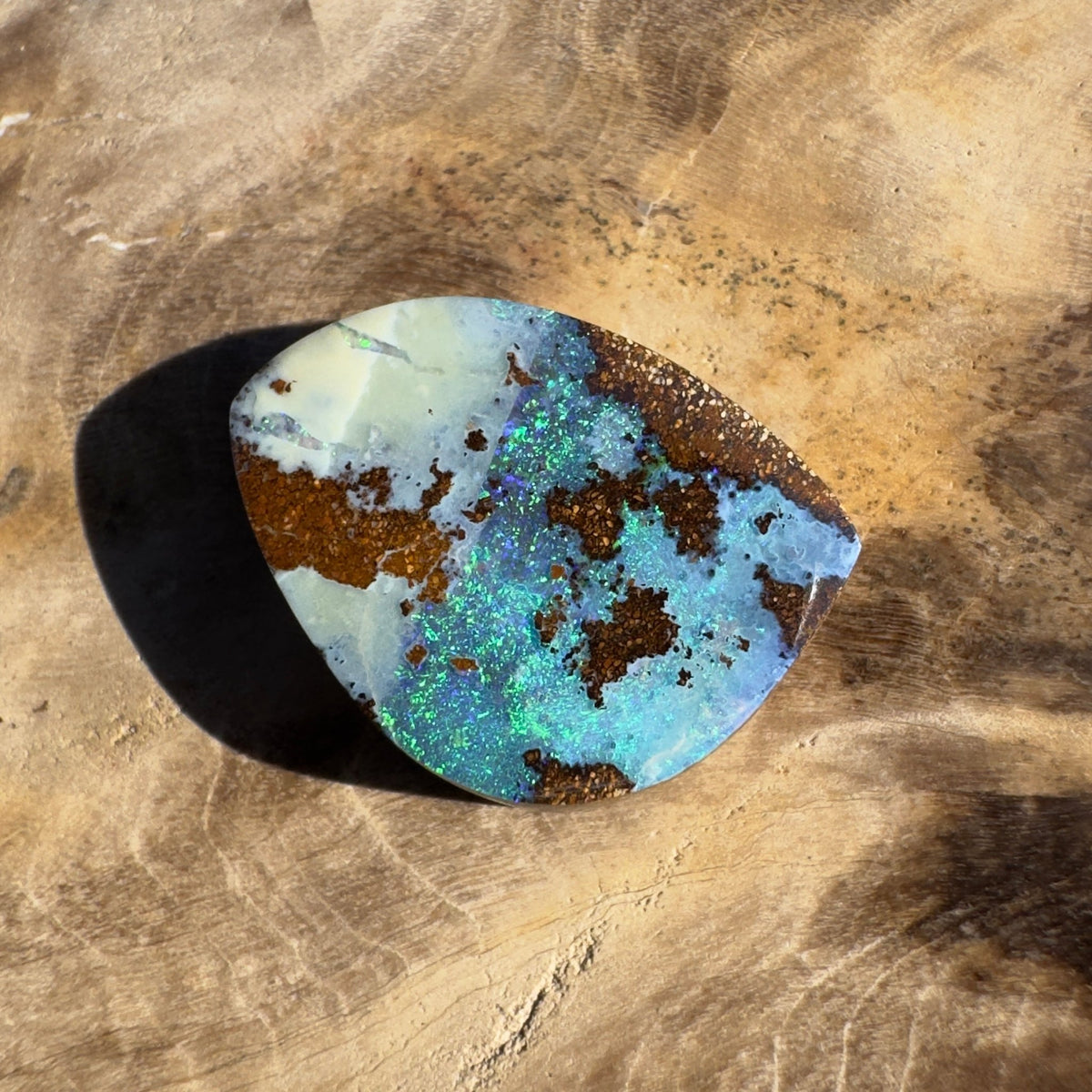 5.5ct Queensland Boulder Opal | Solid Australian Opal | Hand-Cut