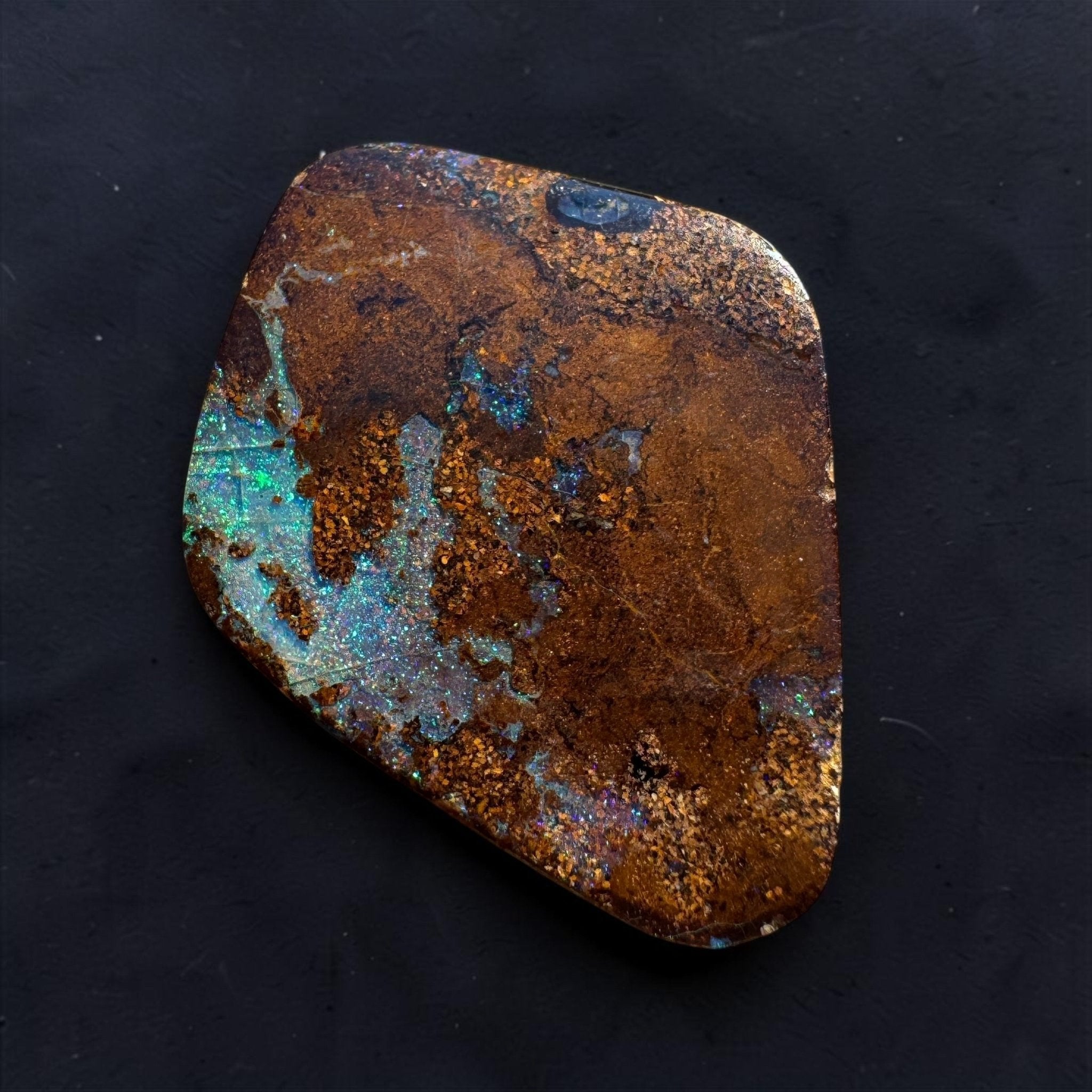 56ct Queensland Boulder Opal | Solid Australian Opal | Hand-Cut
