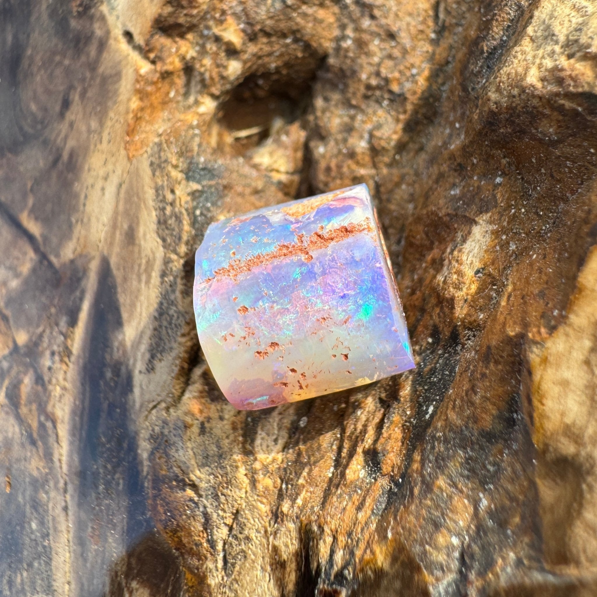 5.8ct Coober Pedy Belemnite Opal | Solid Australian Opal | Hand-Cut