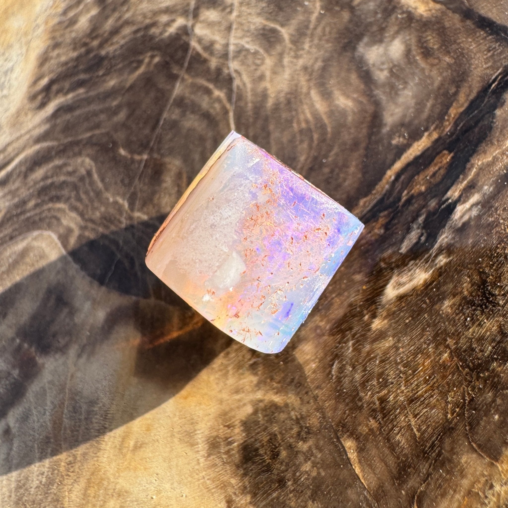 5.8ct Coober Pedy Belemnite Opal | Solid Australian Opal | Hand-Cut