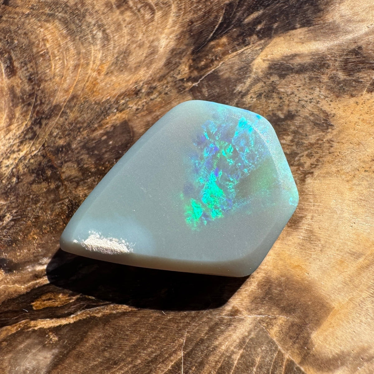 5.8ct Lightning Ridge Semi Black Opal | Solid Australian Opal | Hand-Cut