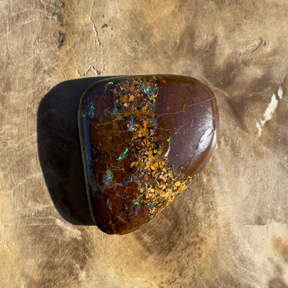 5.8ct Queensland Boulder Opal | Solid Australian Opal | Hand-Cut