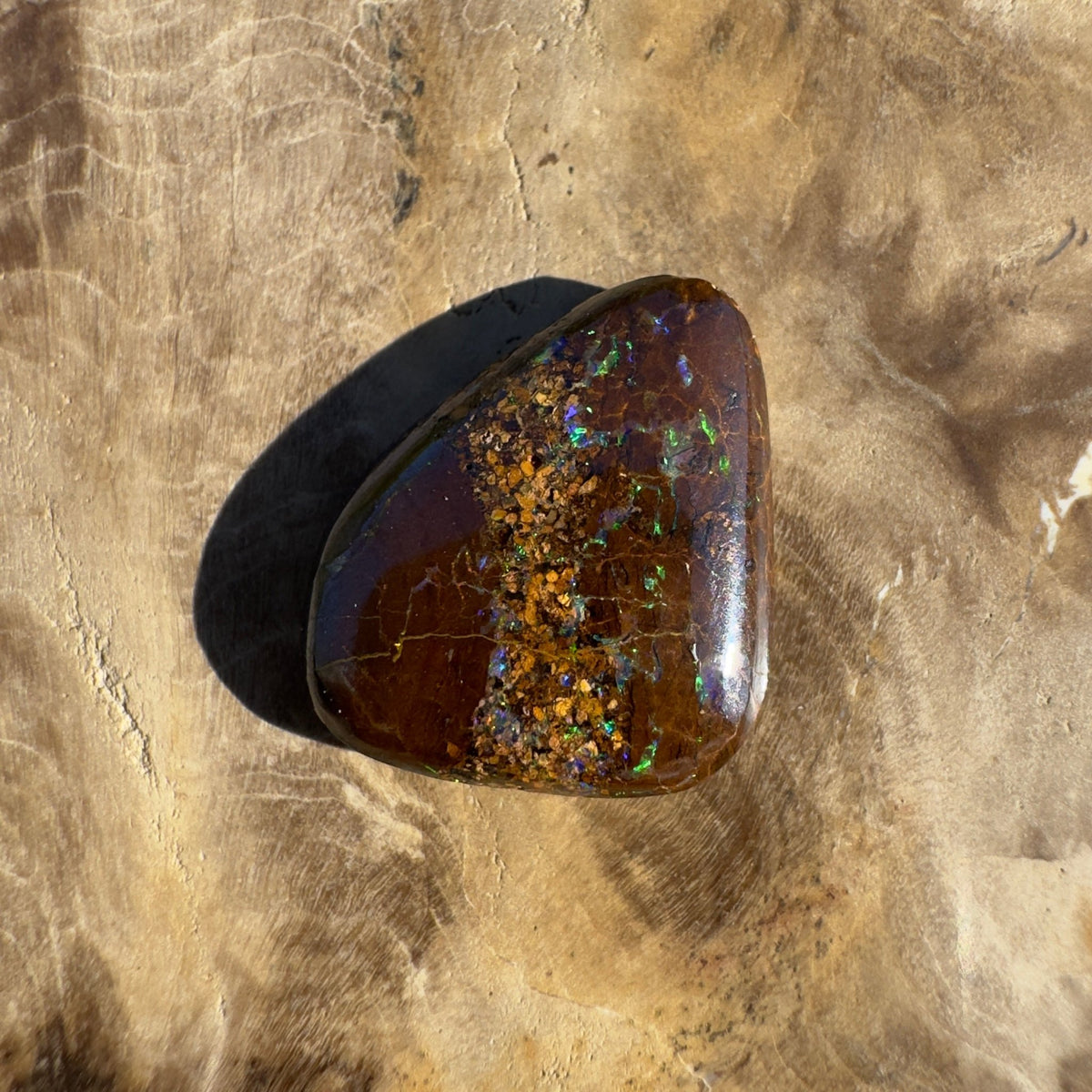 5.8ct Queensland Boulder Opal | Solid Australian Opal | Hand-Cut