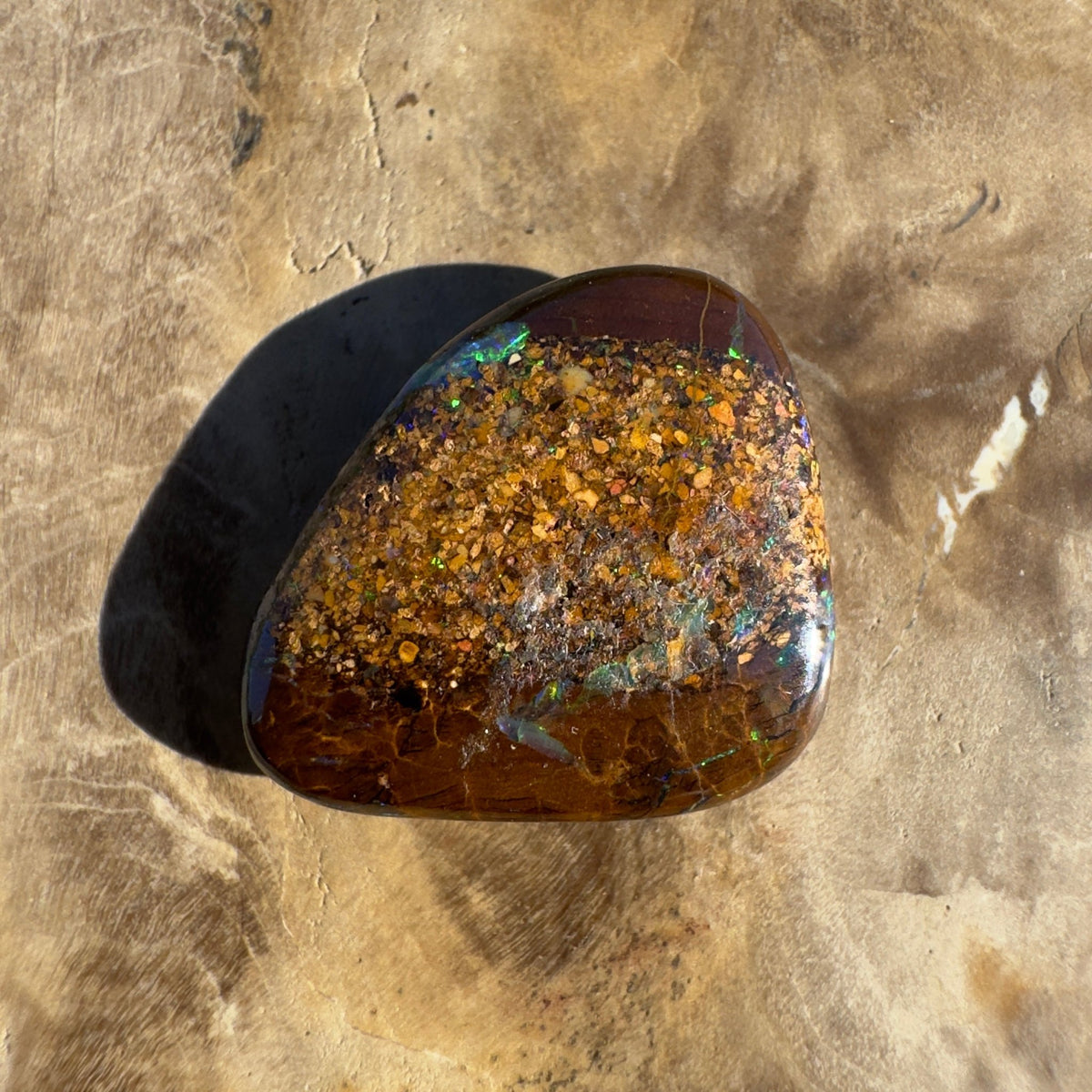 5.8ct Queensland Boulder Opal | Solid Australian Opal | Hand-Cut
