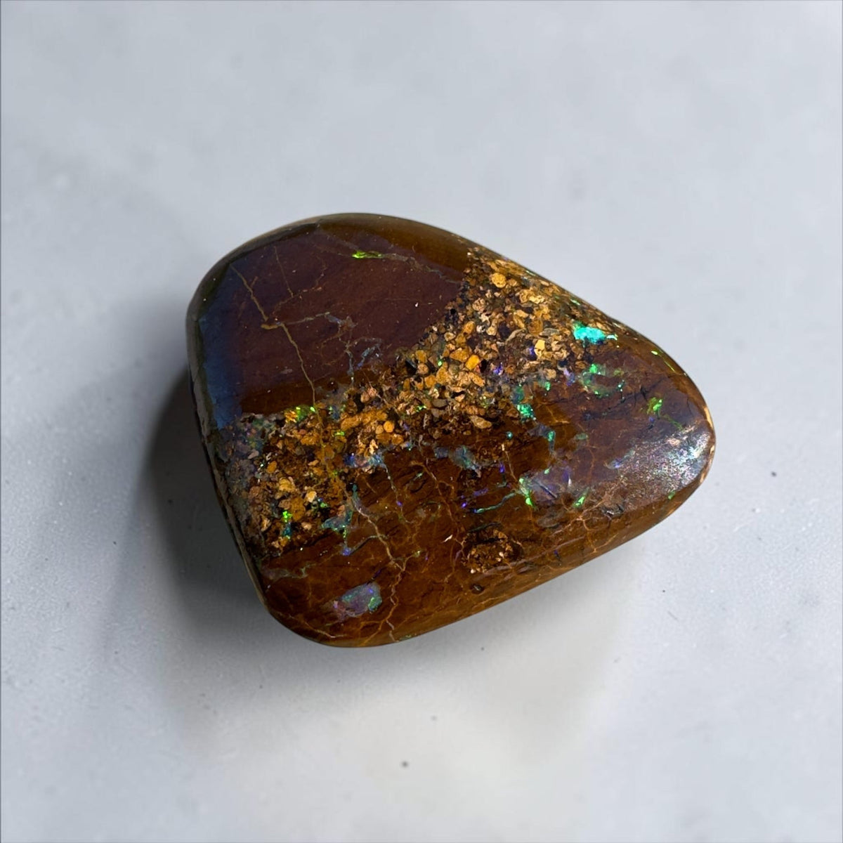5.8ct Queensland Boulder Opal | Solid Australian Opal | Hand-Cut