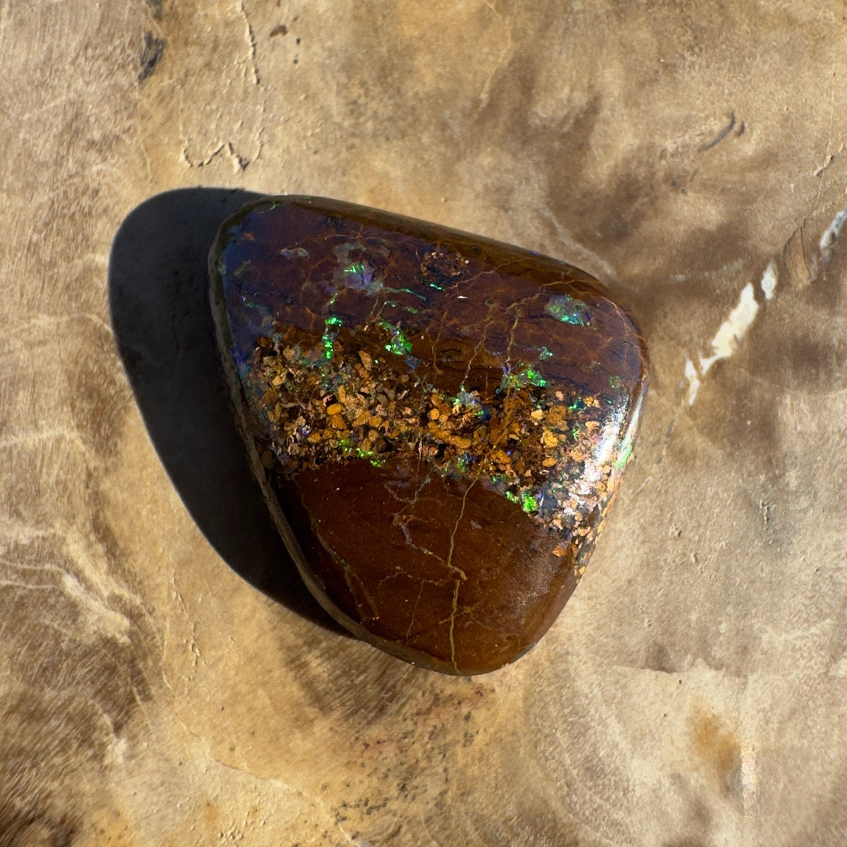 5.8ct Queensland Boulder Opal | Solid Australian Opal | Hand-Cut