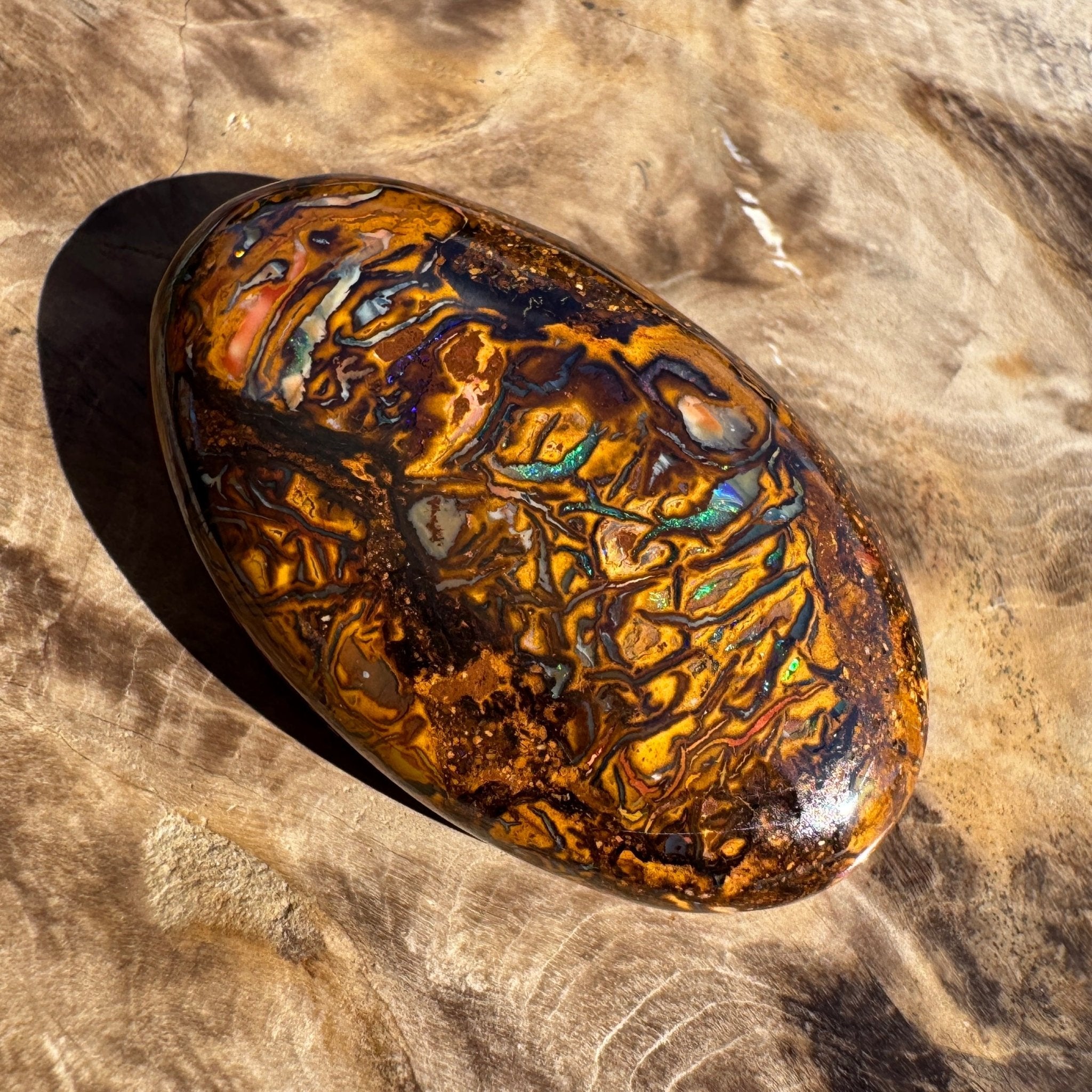 59ct Winton Queensland Boulder Opal | Solid Australian Opal | Hand-Cut